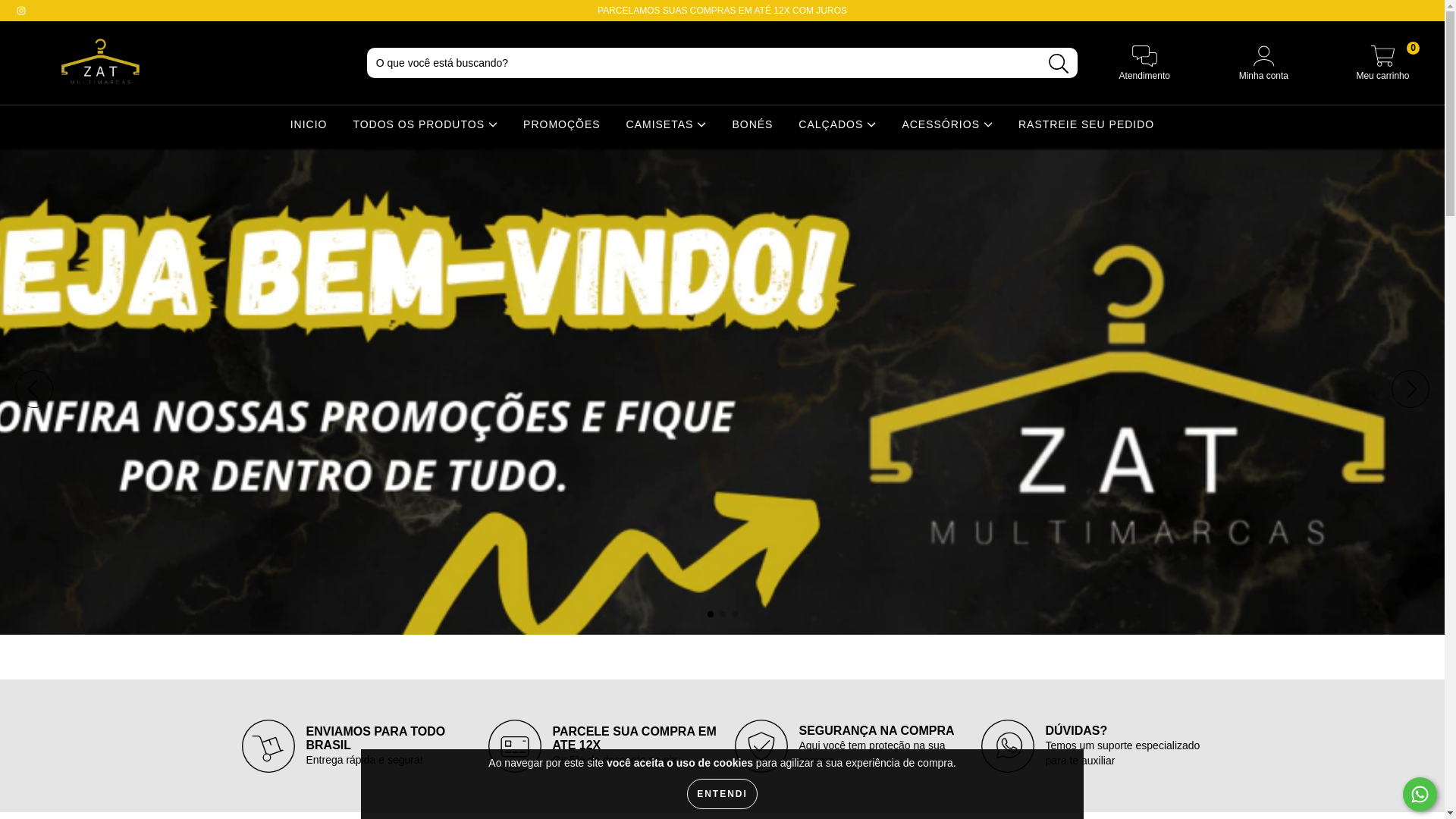 website screenshot of https://zatmultimarcas.com.br/