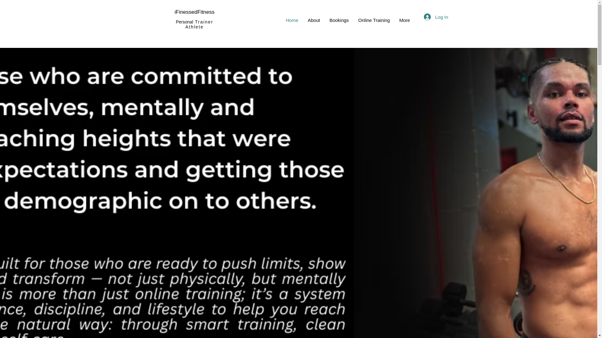 website screenshot of https://ifinessedfitness.co.uk/