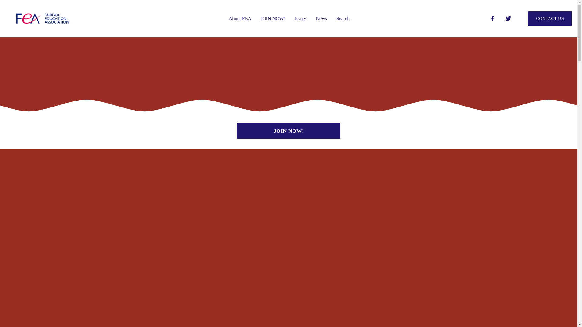 website screenshot of https://fairfaxeducationassociation.org/