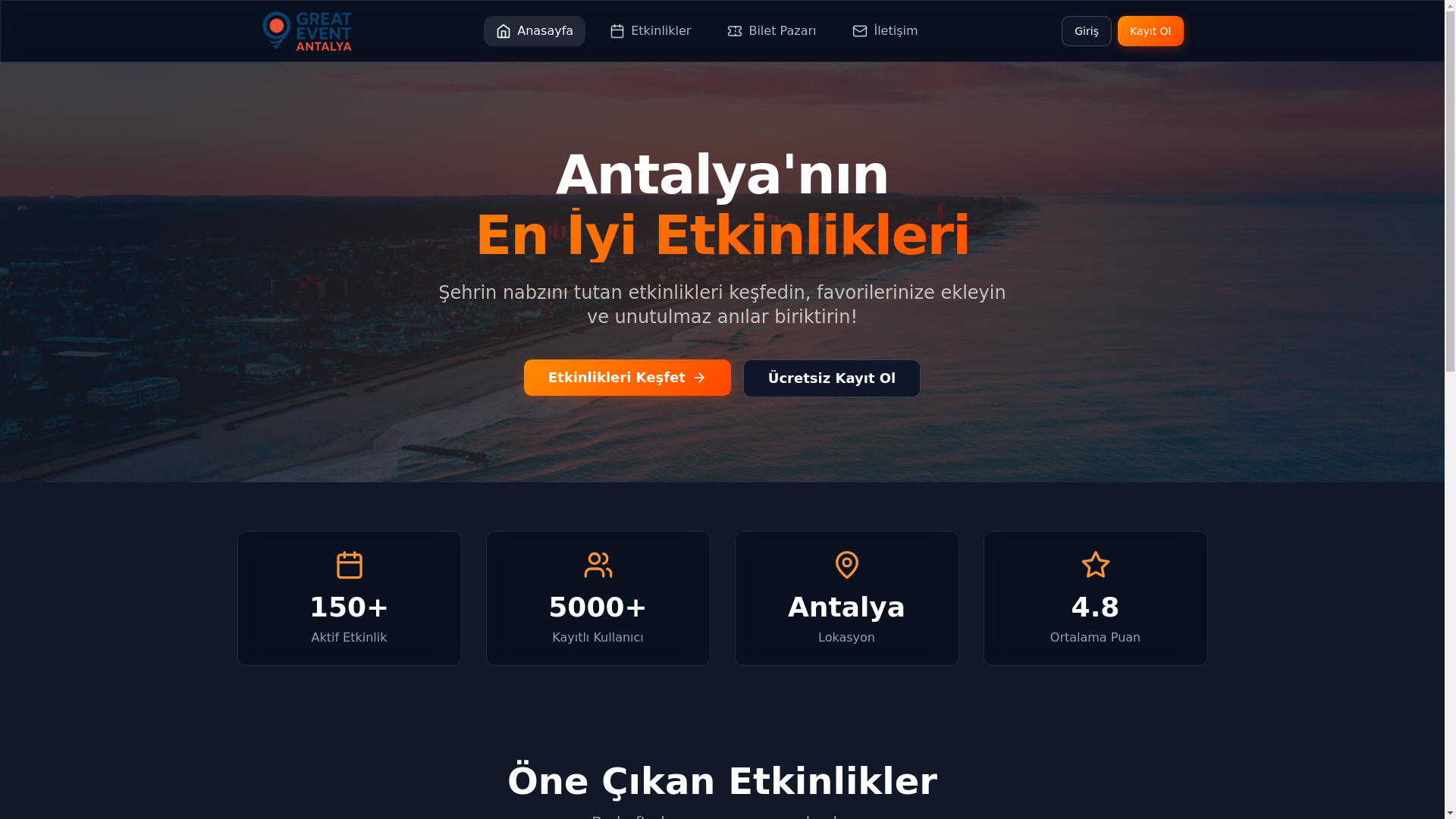 website screenshot of https://greateventantalya.com/