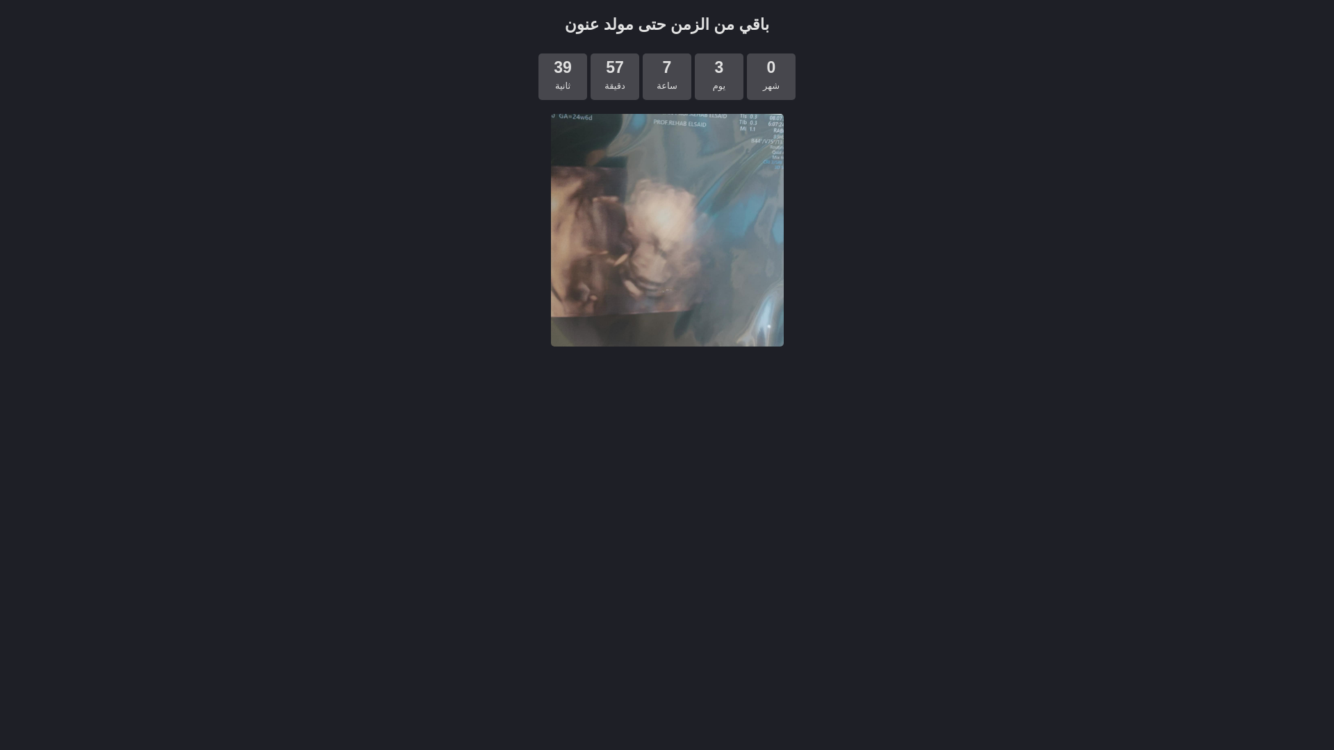 website screenshot of https://anan-born-countdown.pages.dev/