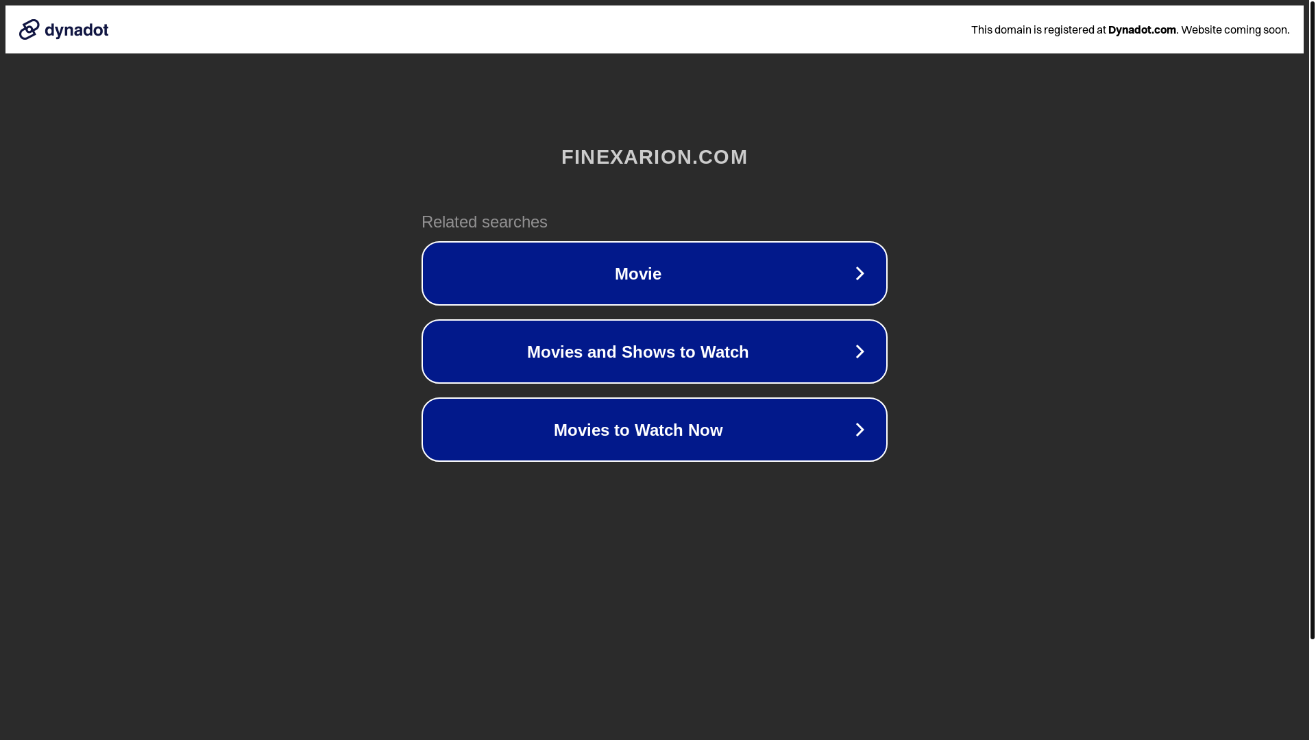 website screenshot of https://finexarion.com/