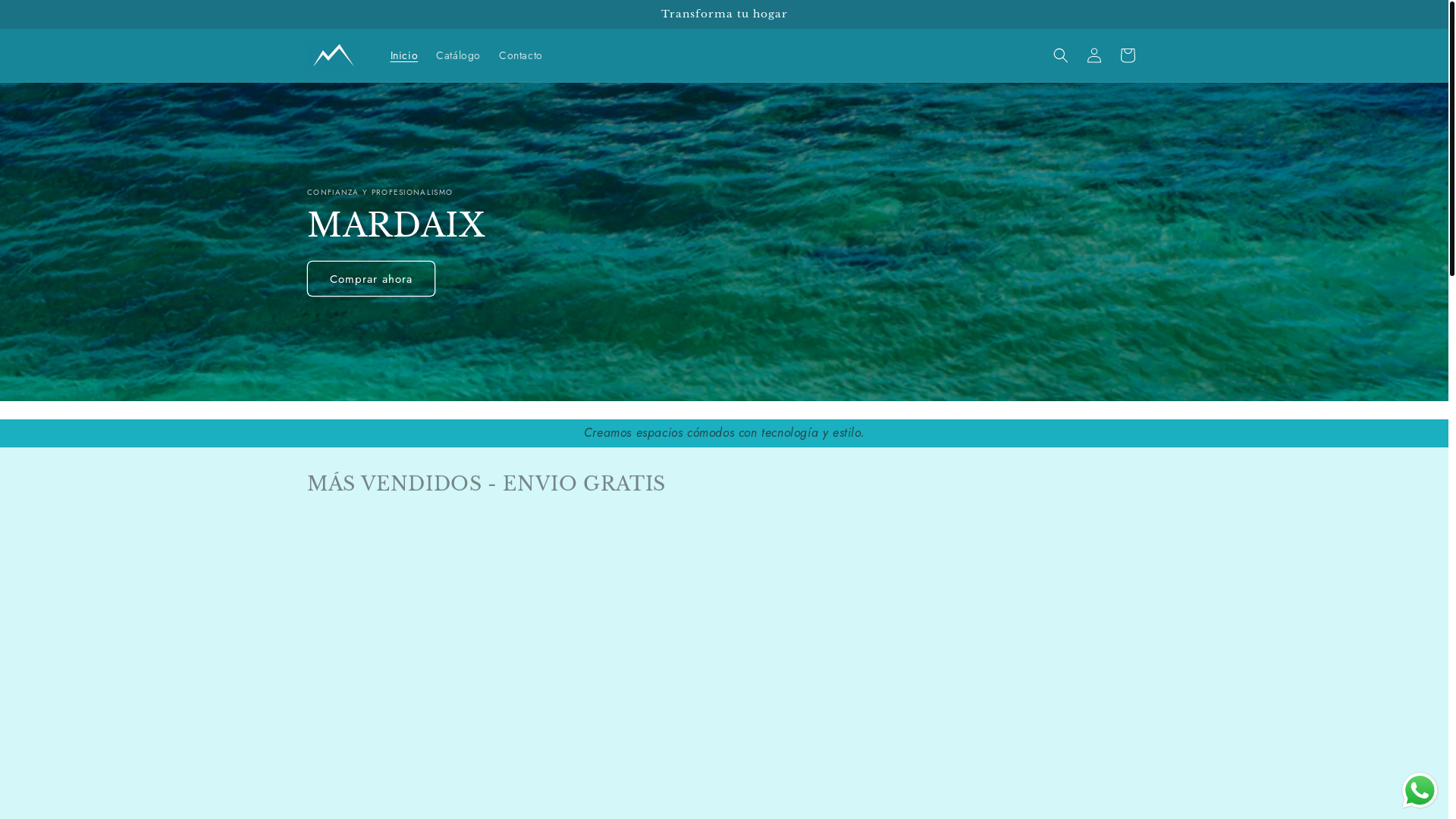 website screenshot of https://mardaix.com/