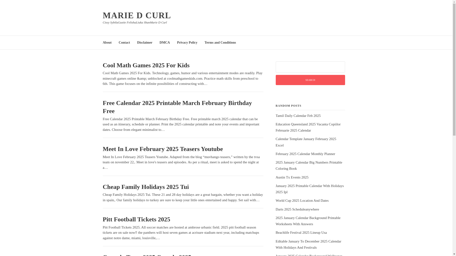 website screenshot of https://mariedcurly.pages.dev/