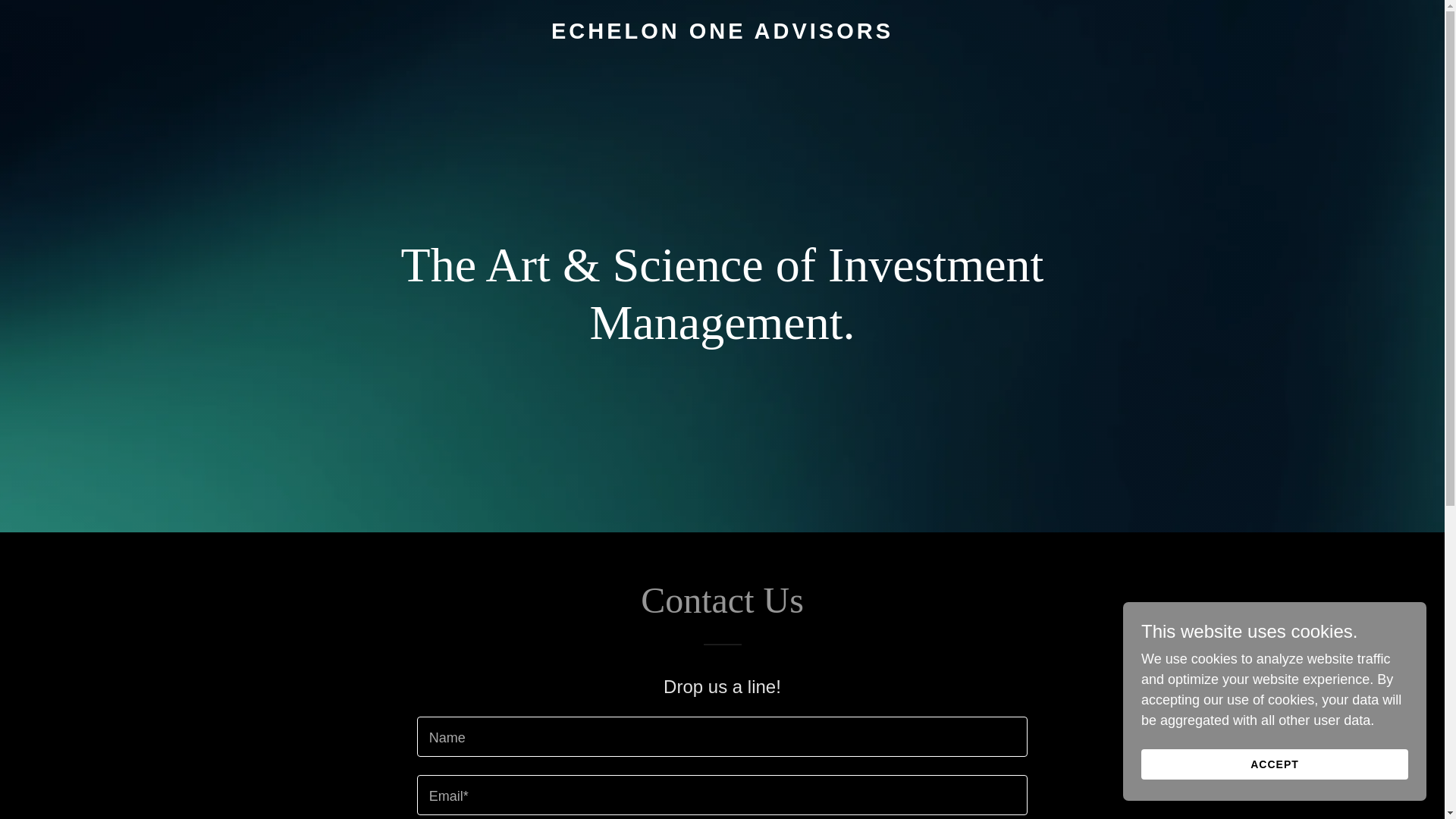 website screenshot of https://echelononeadvisors.com/