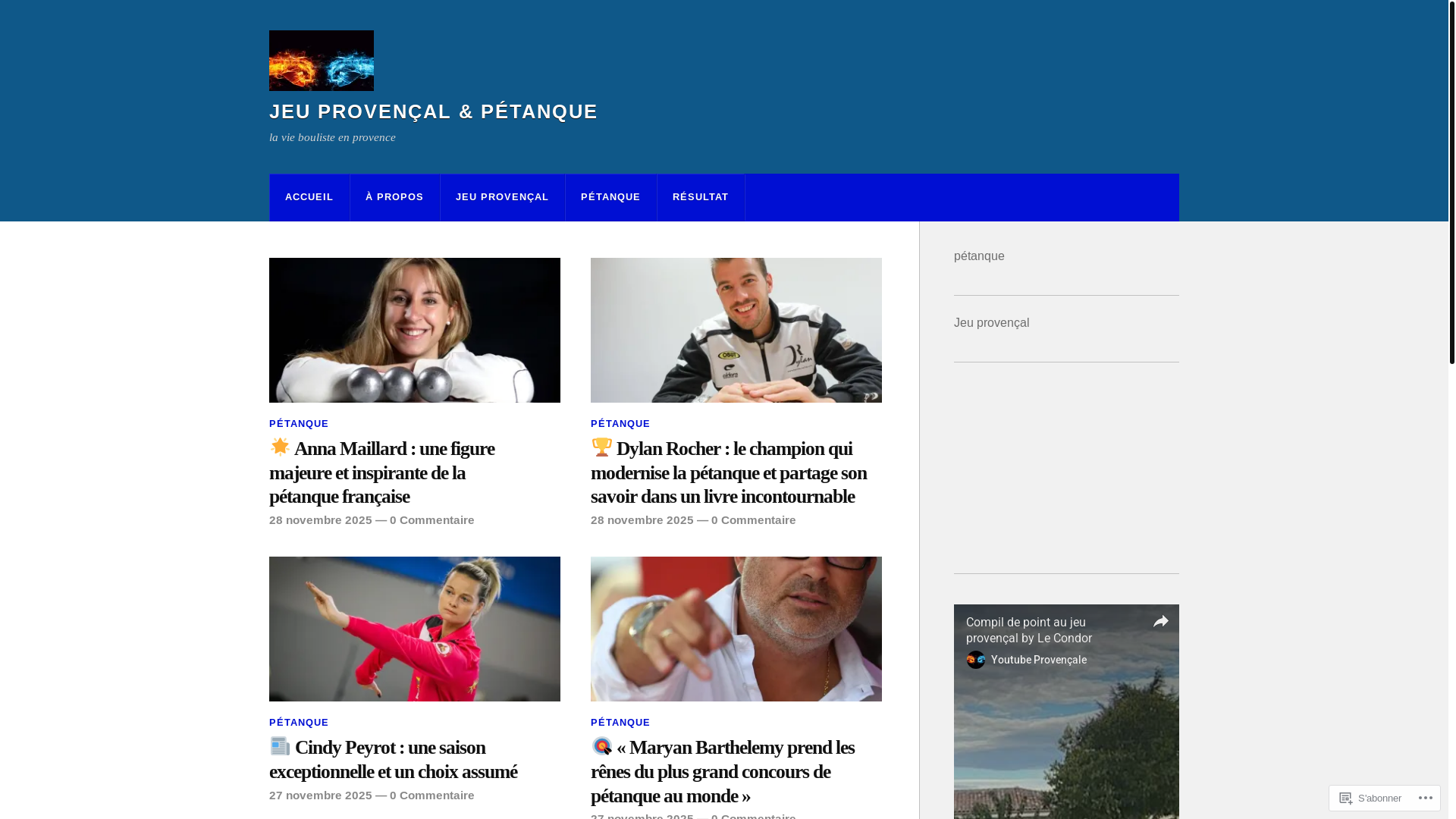 website screenshot of https://bouleprovencal.org/