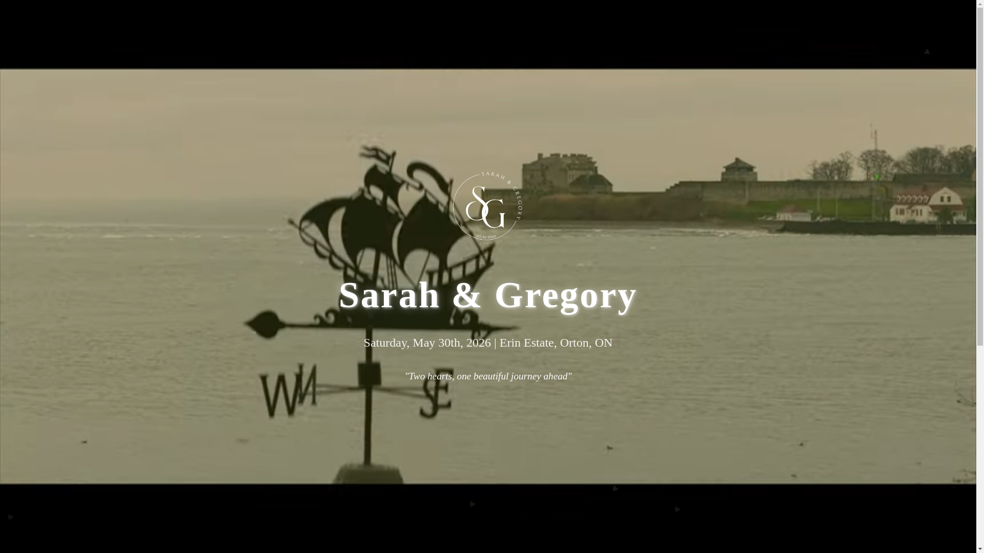 website screenshot of https://sarah-greg-wedding-websote.pages.dev/