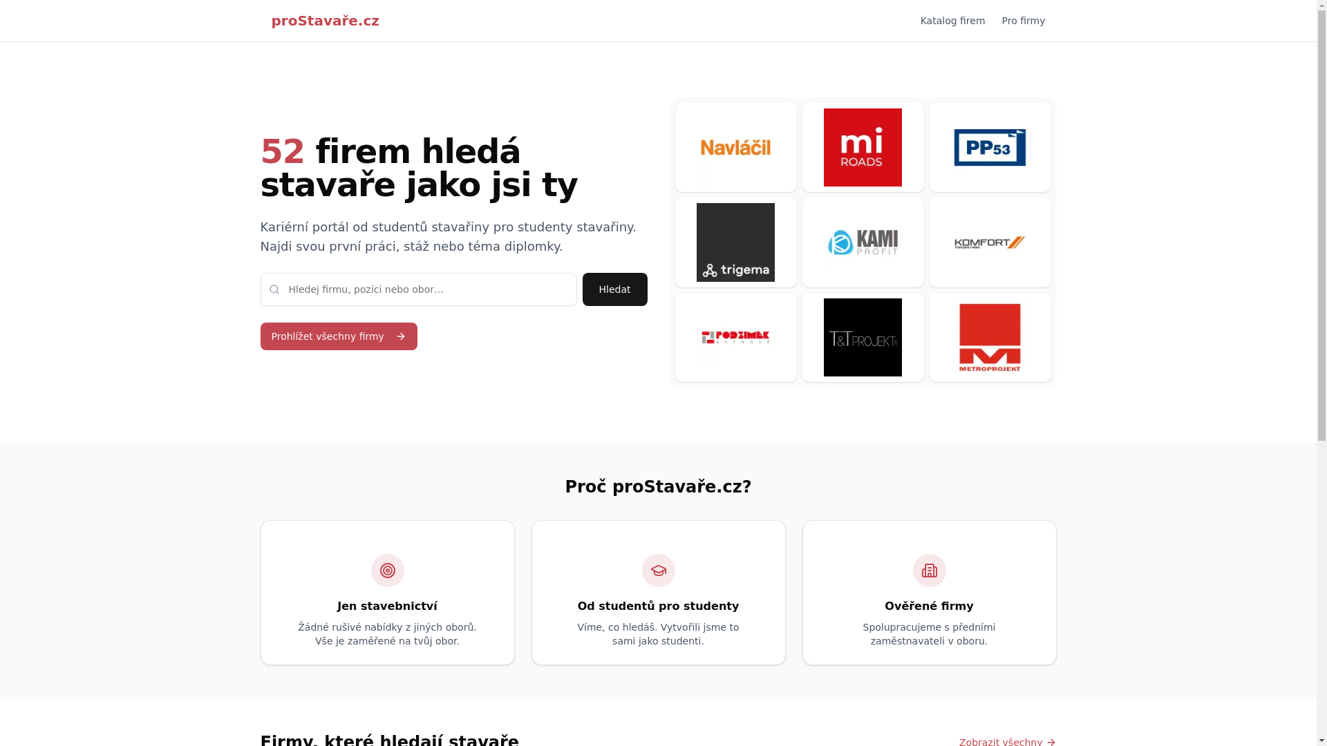 website screenshot of https://prostavare-dev.fun/