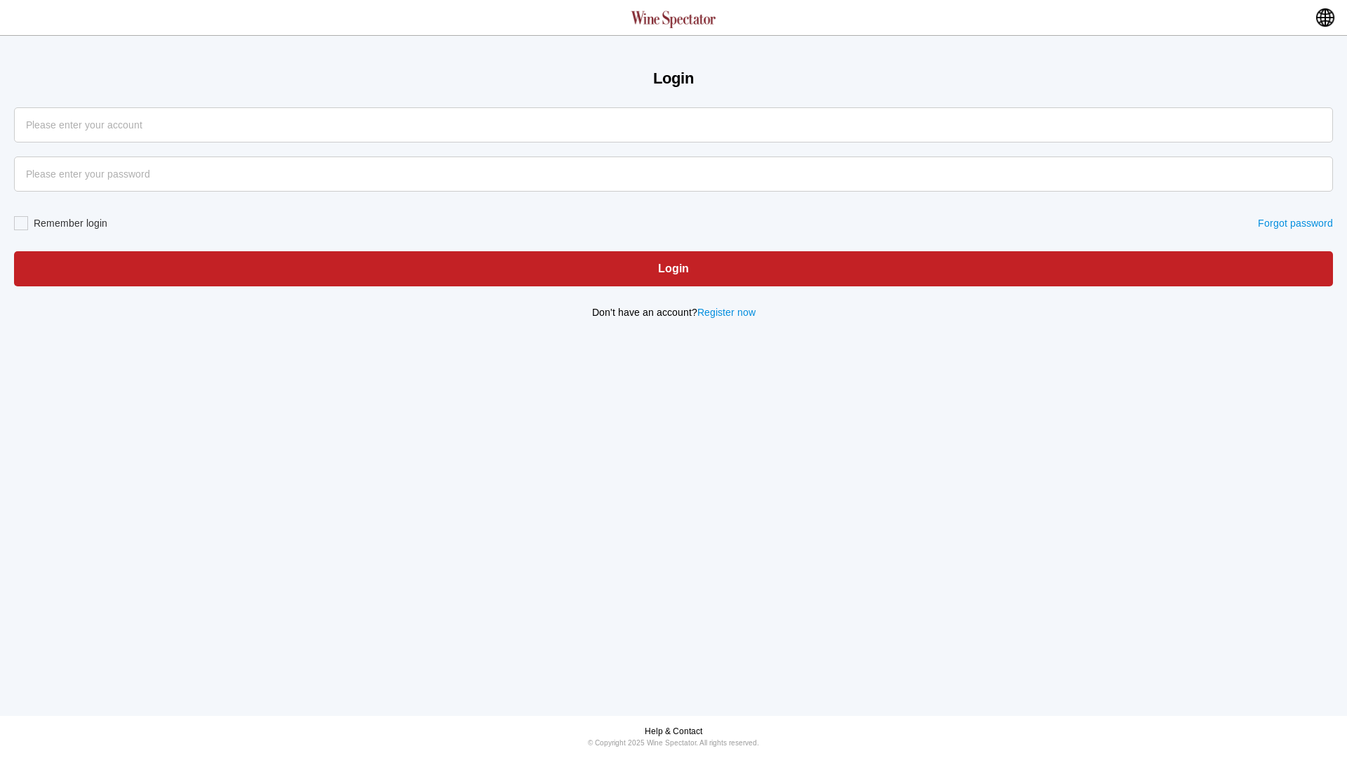 website screenshot of https://globalwinevintage.com/