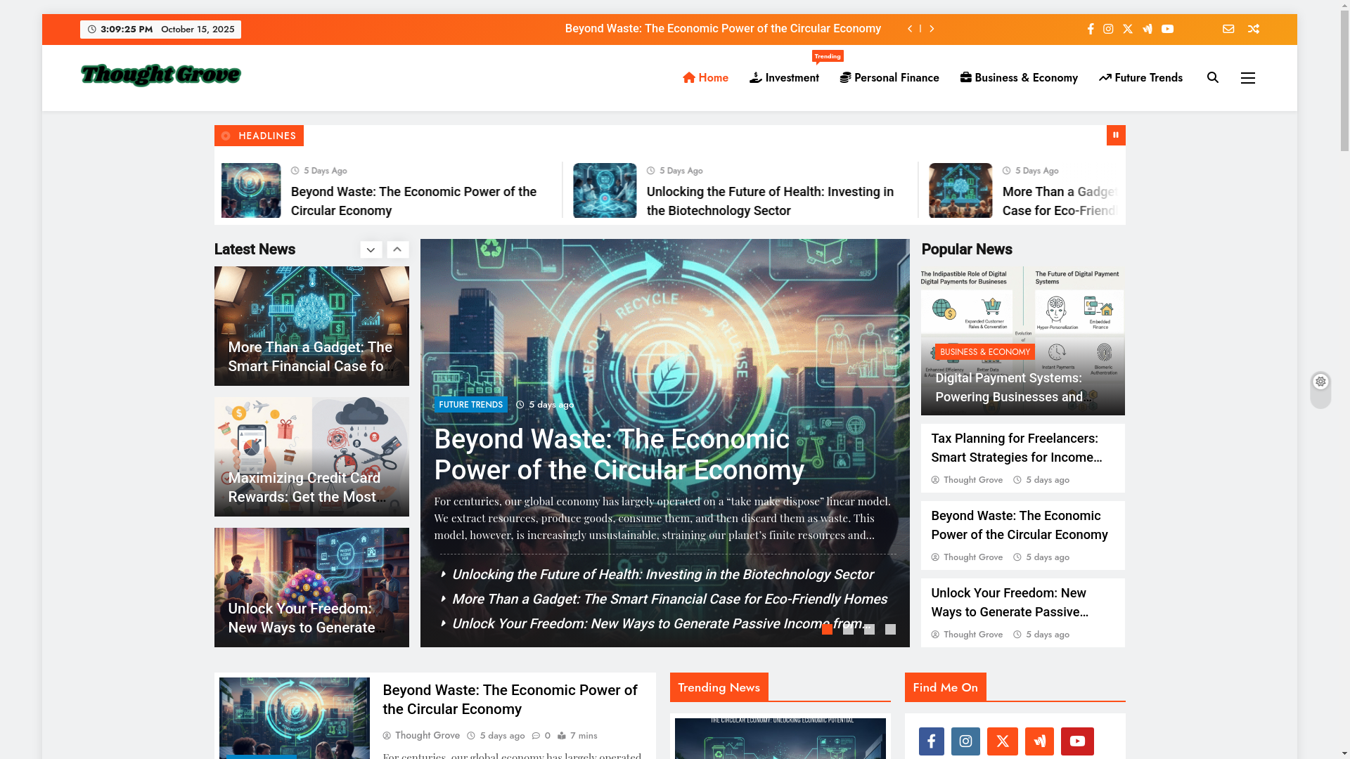 website screenshot of https://cognizancevault.xyz/
