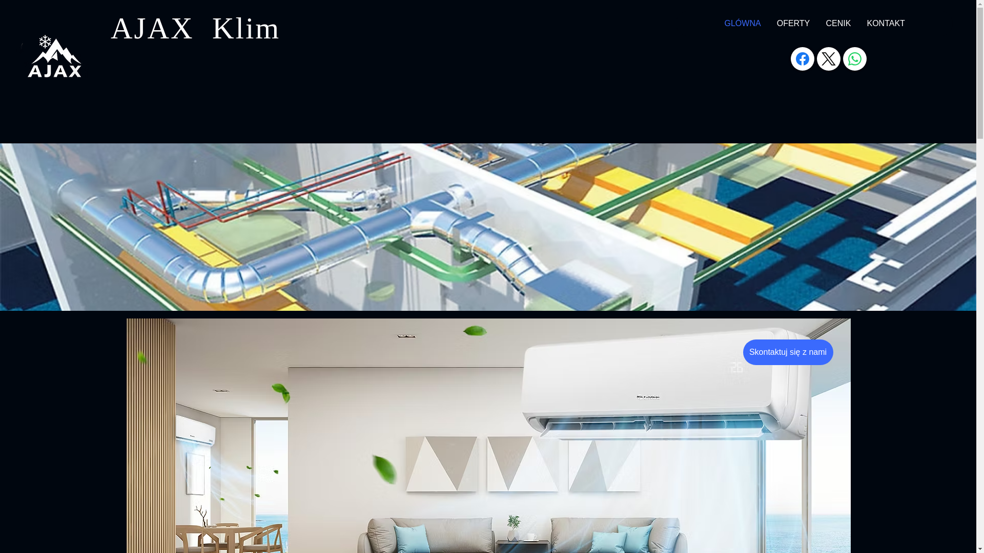 website screenshot of https://ajaxklim.com/