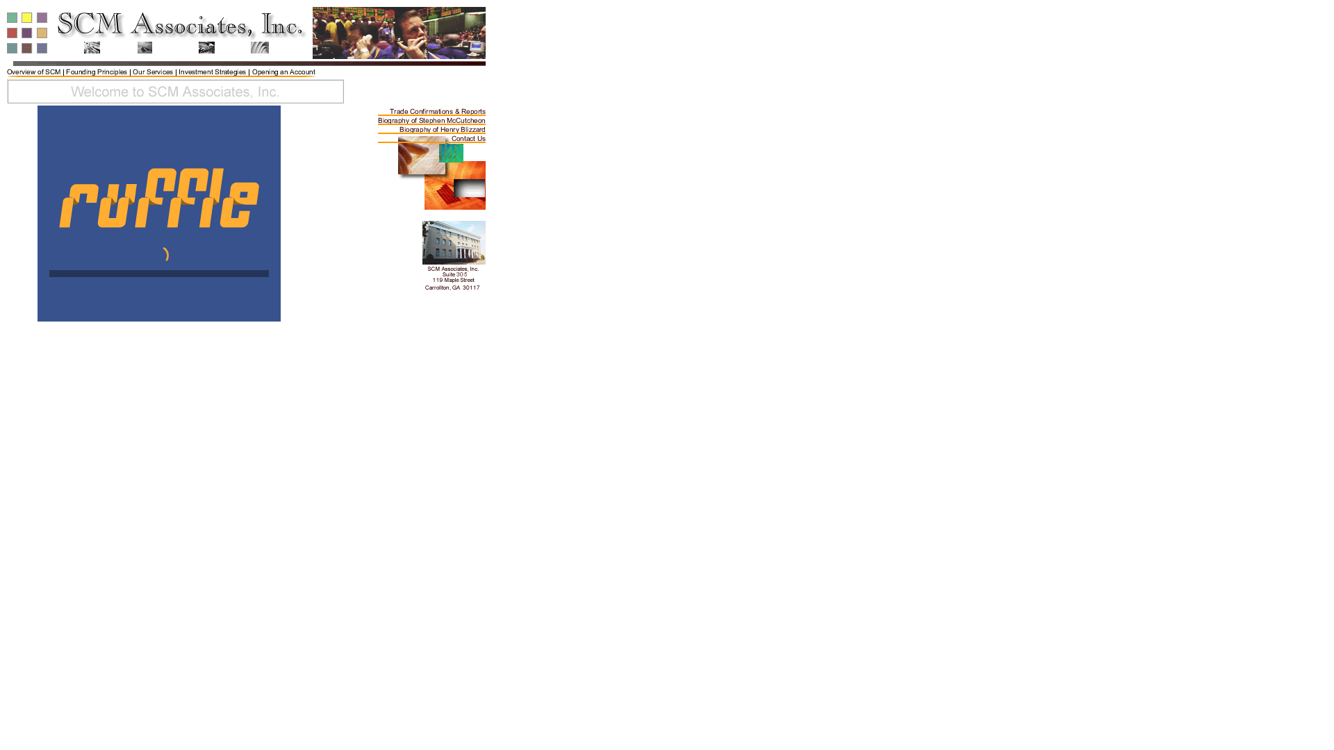 website screenshot of https://scm-invest.pages.dev/