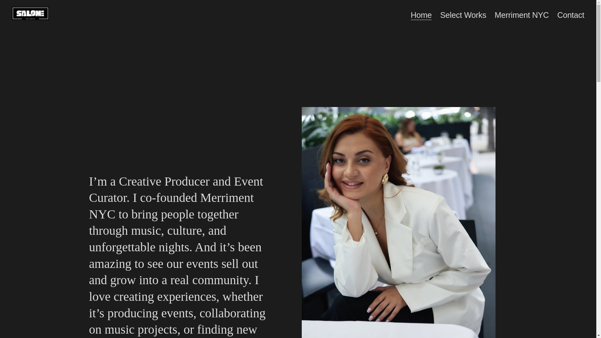 website screenshot of https://salomecreates.site/