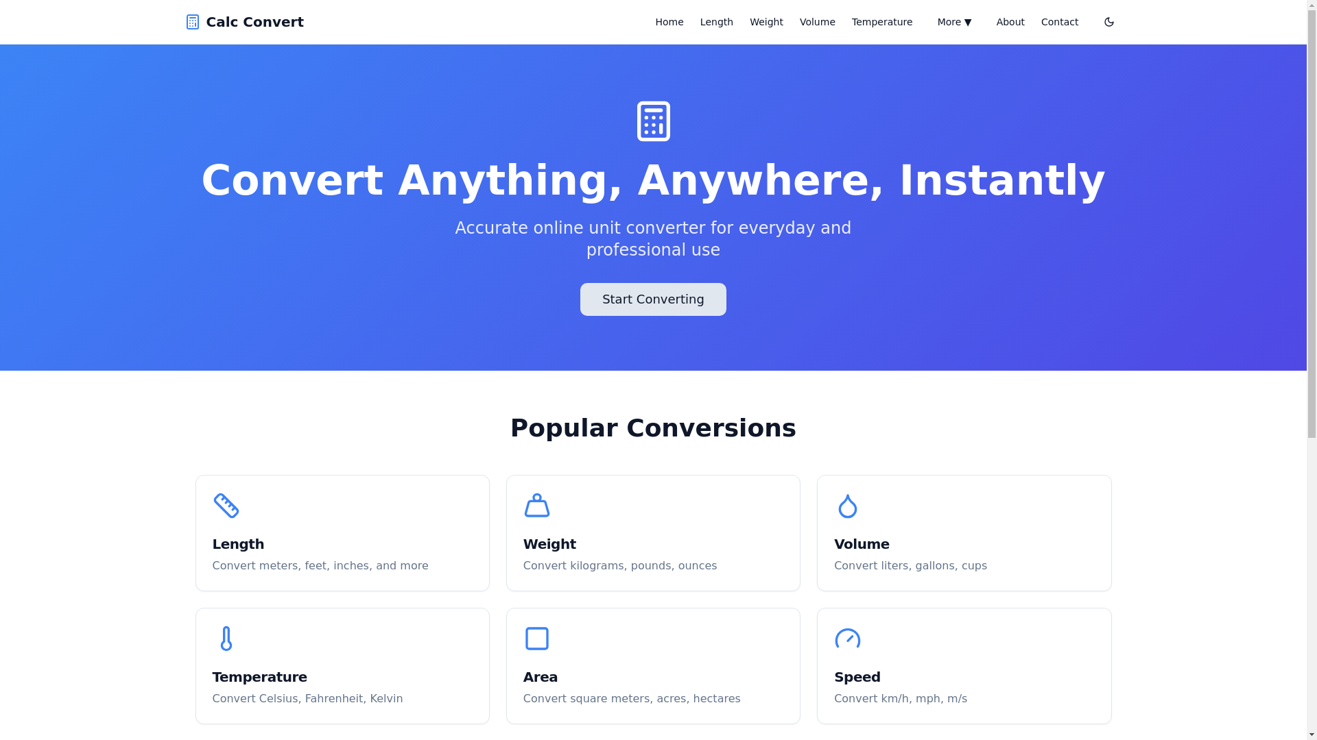 website screenshot of https://calc-convert-globe.pages.dev/