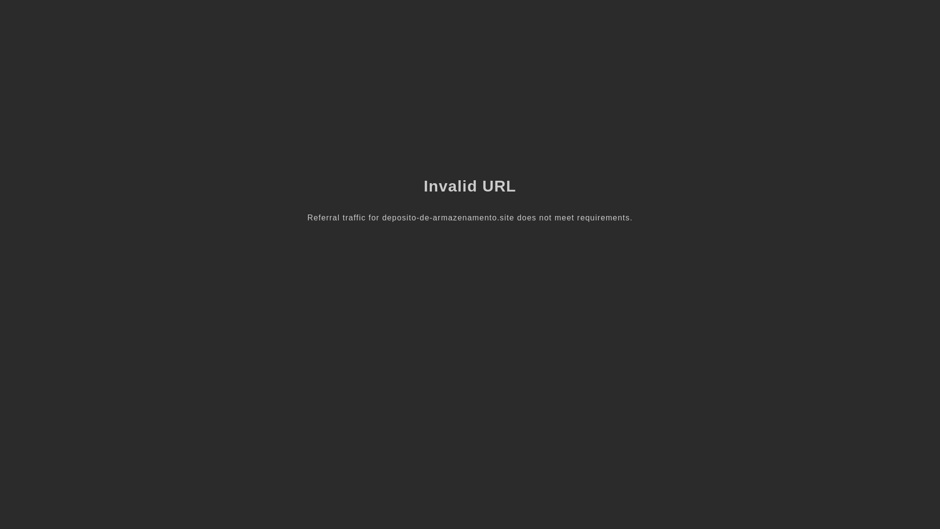 website screenshot of https://deposito-de-armazenamento.site/