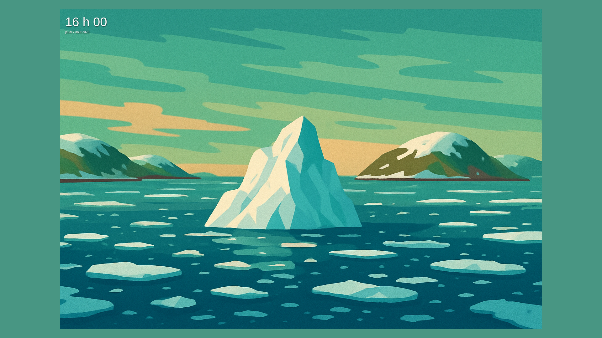 website screenshot of https://iceberg.quebec/