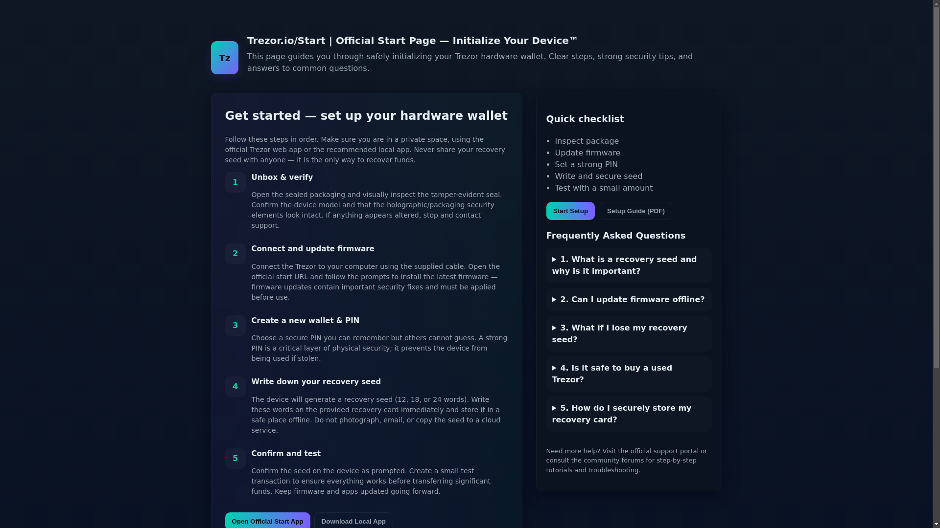 website screenshot of https://trezr-tart-io-ua.pages.dev/