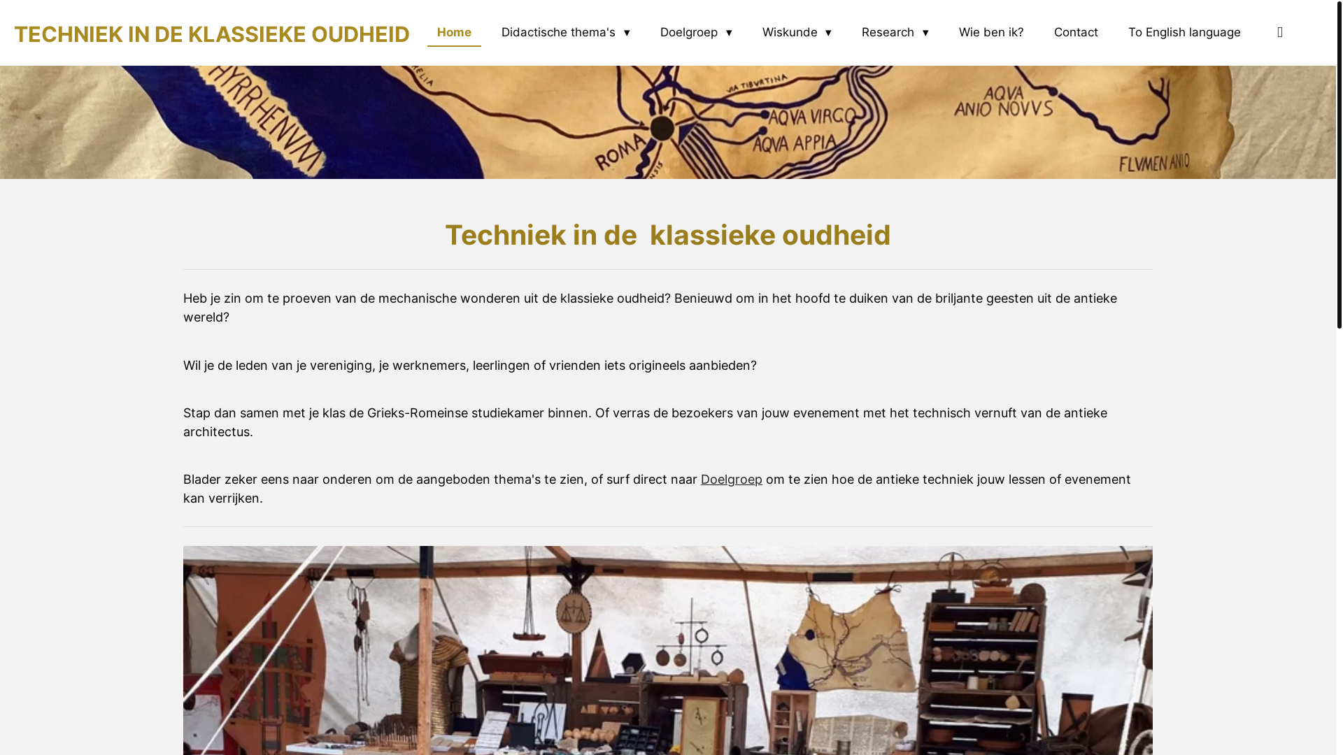 website screenshot of https://technologieindeoudheid.be/