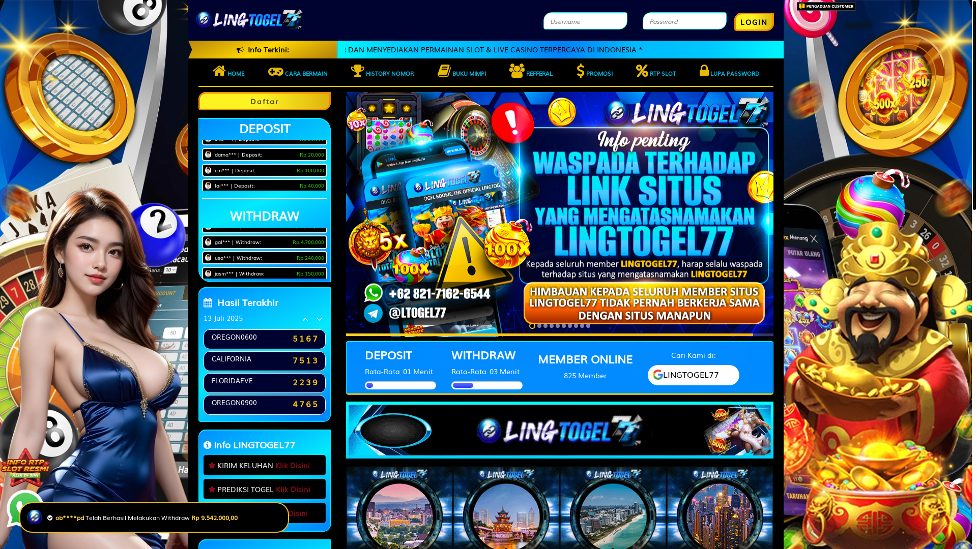 website screenshot of https://lingmister77.com/
