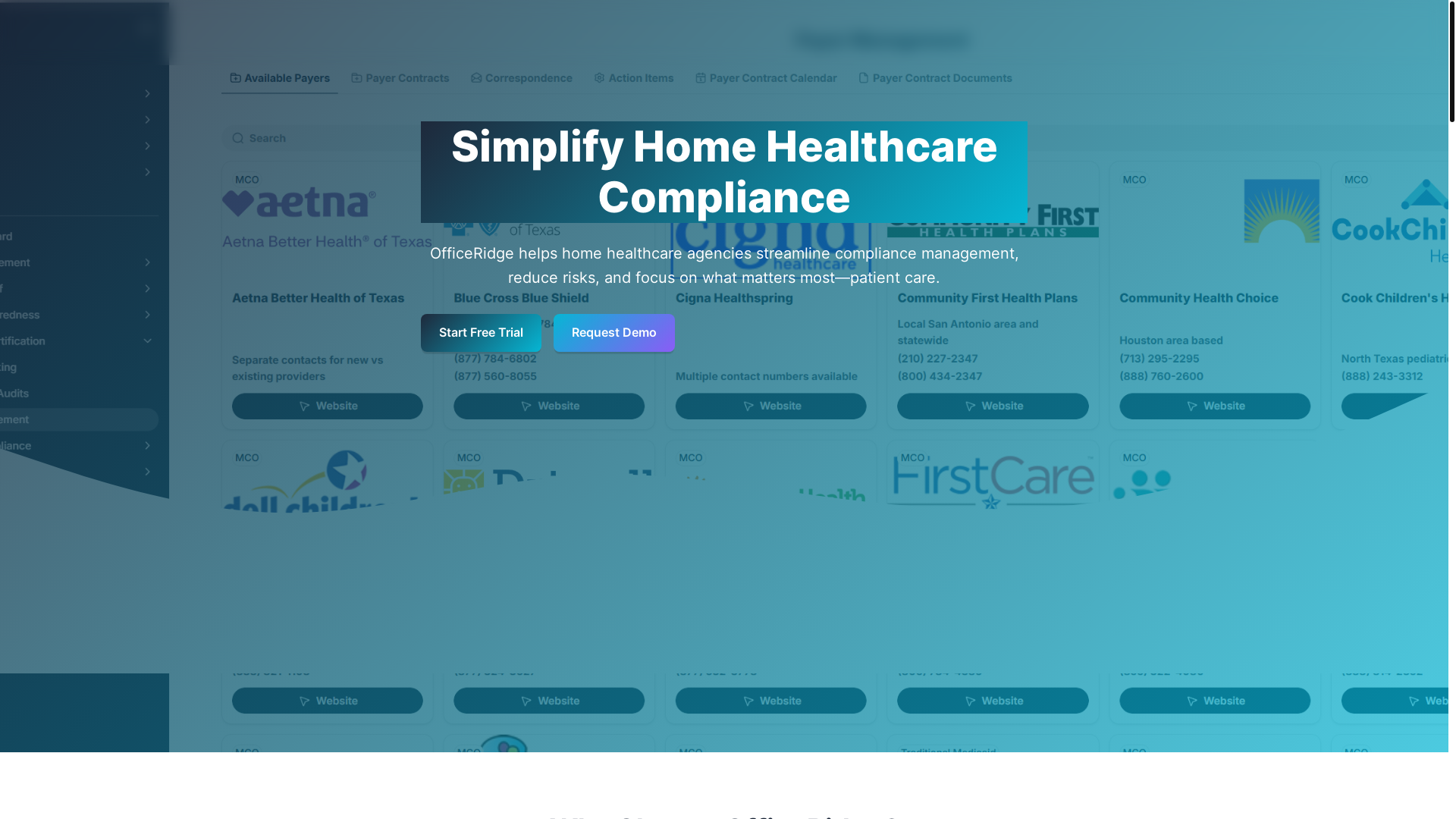 website screenshot of https://officeridge.pages.dev/