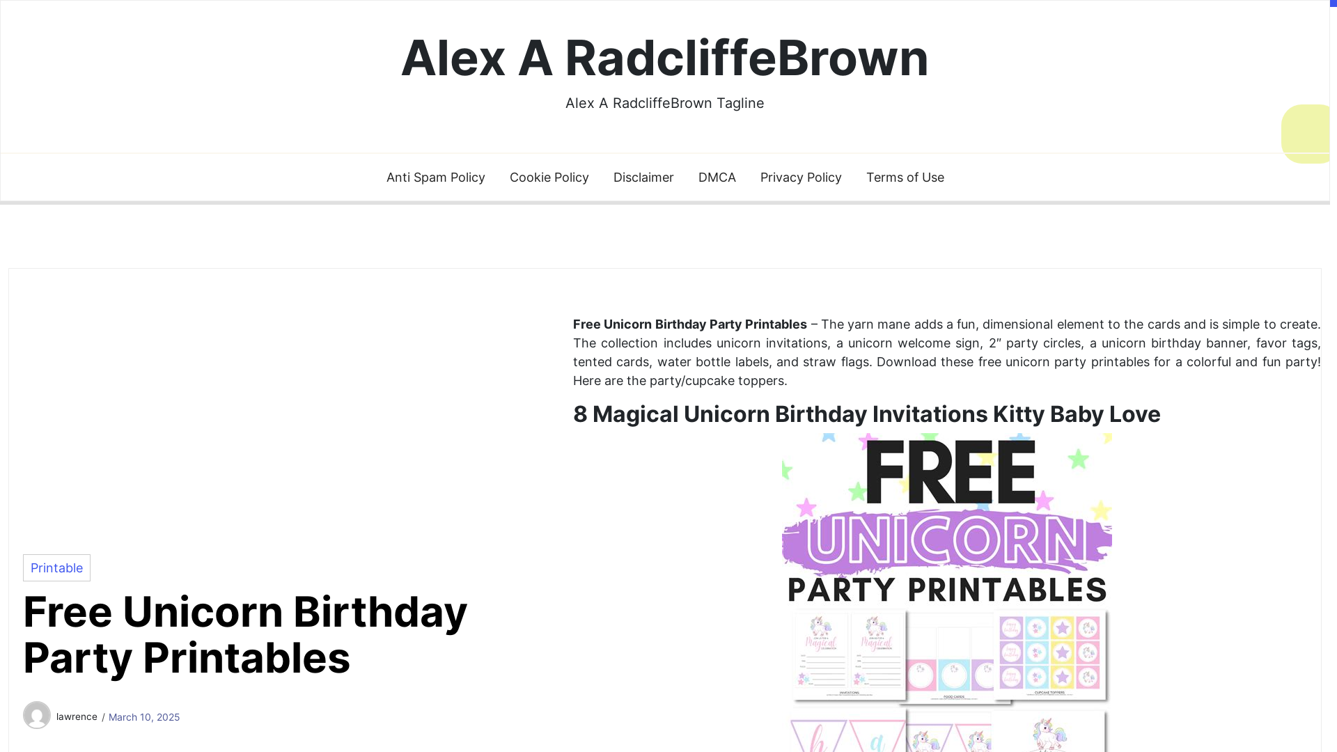 website screenshot of https://alexaradcliffebrown.pages.dev/