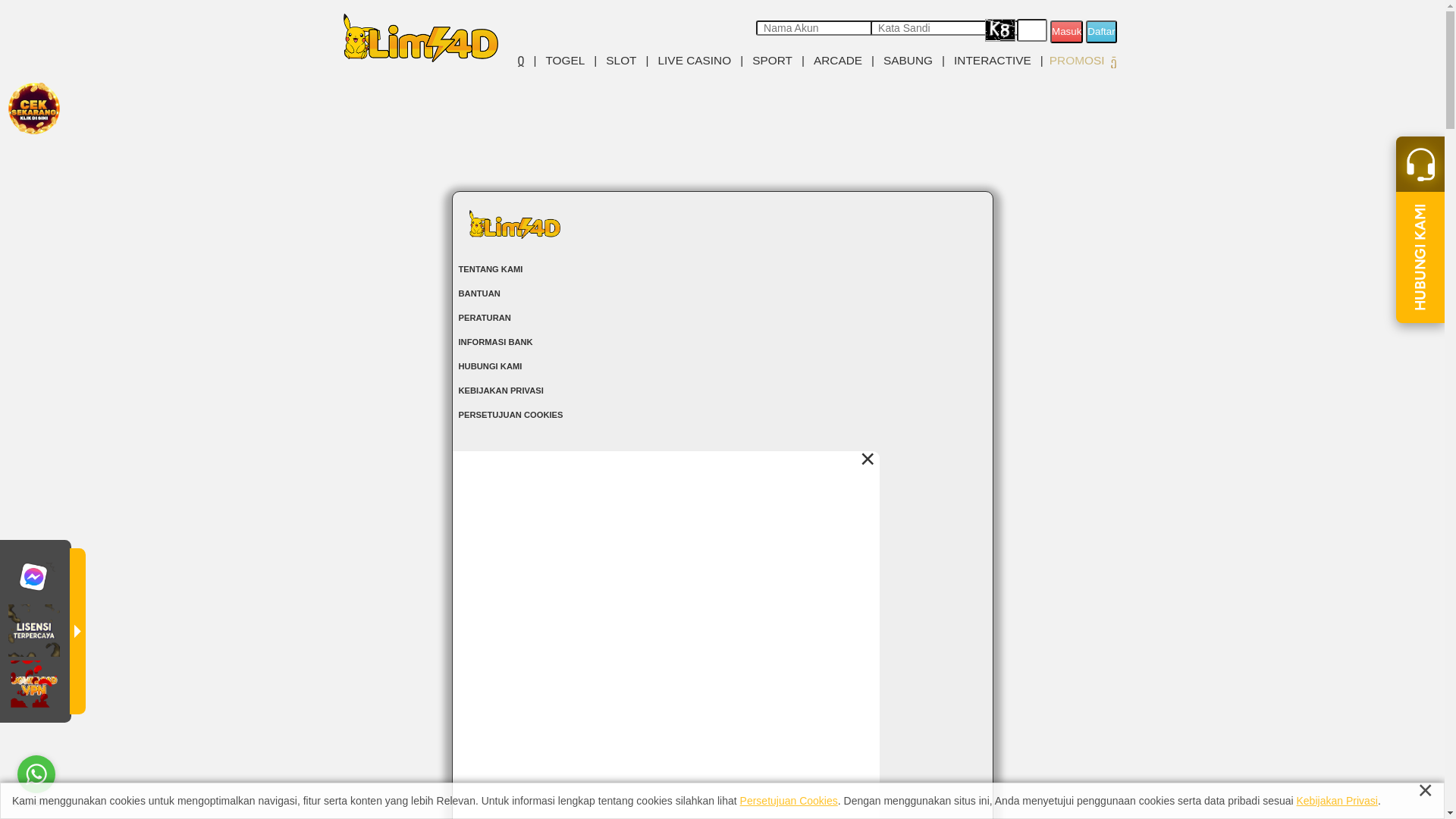 website screenshot of https://lim4dbosku.com/