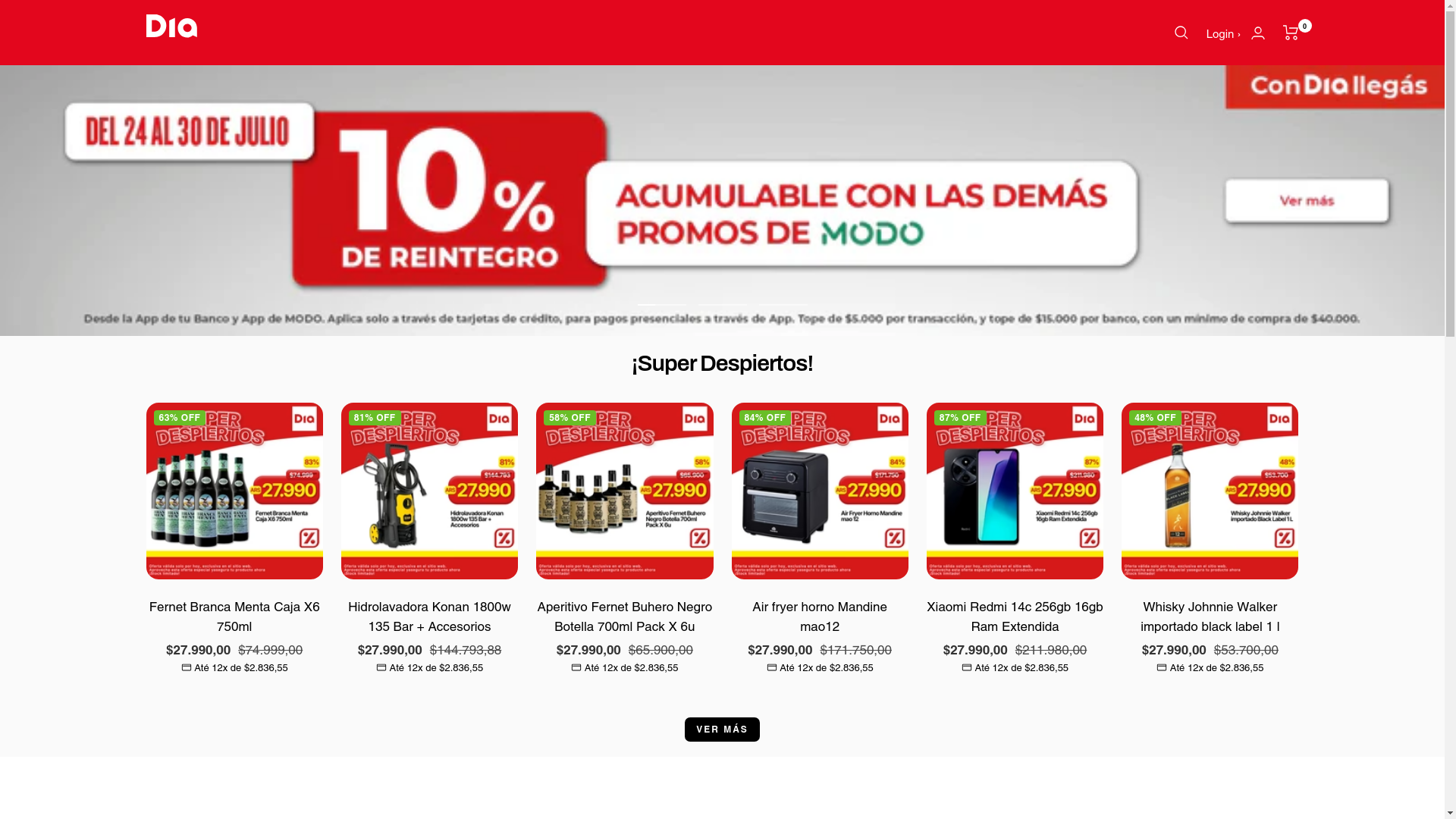 website screenshot of https://diaonline-supermercadosdia.shop/