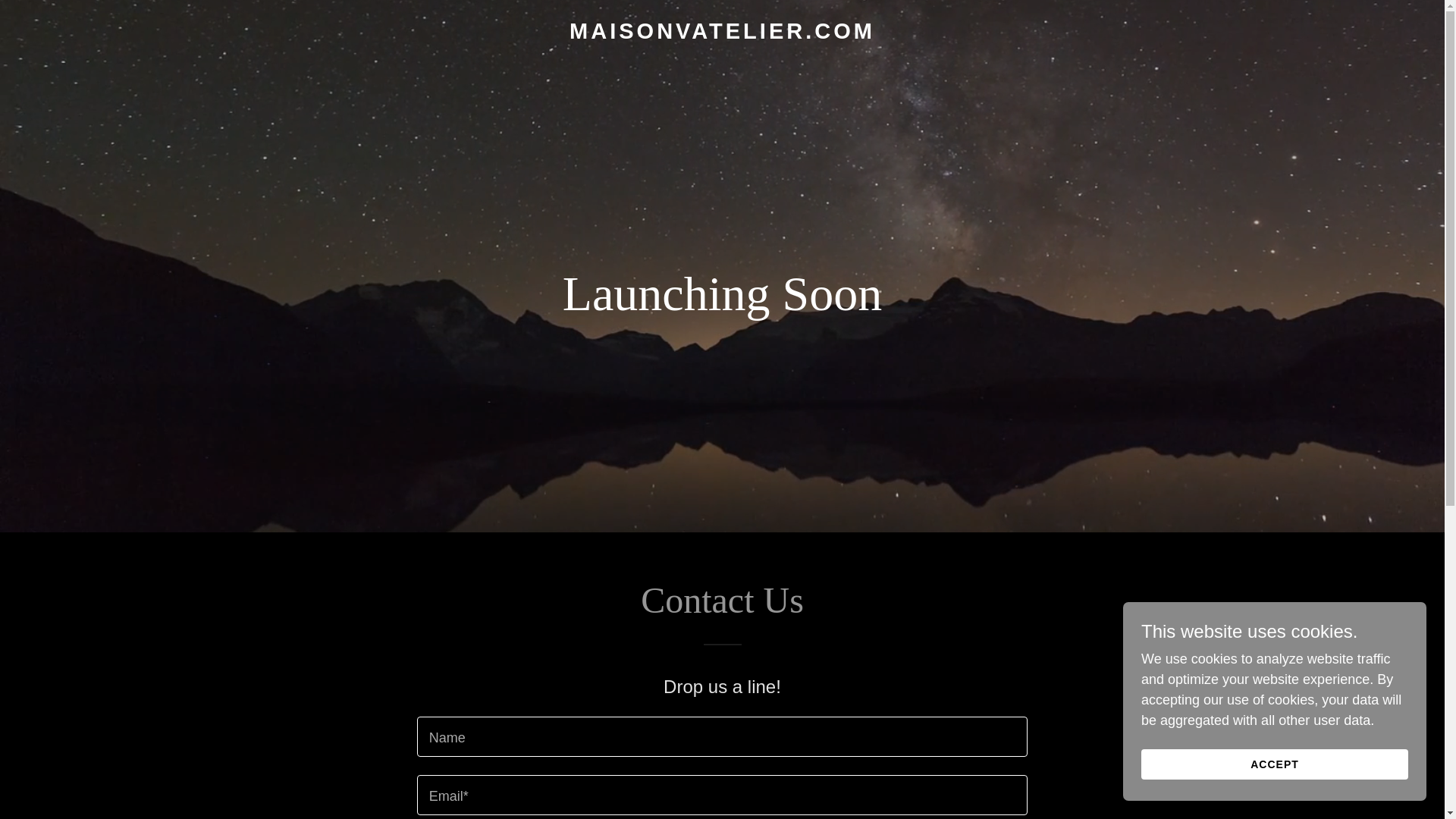 website screenshot of https://maisonvatelier.com/