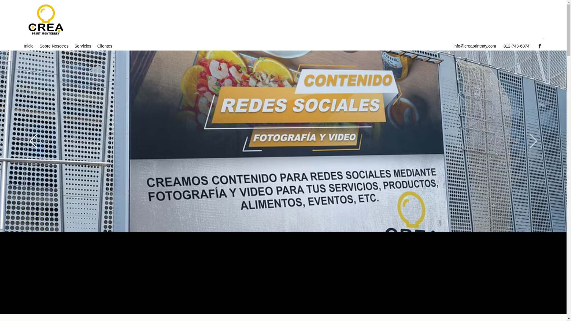 website screenshot of https://creativamarketing360.com/
