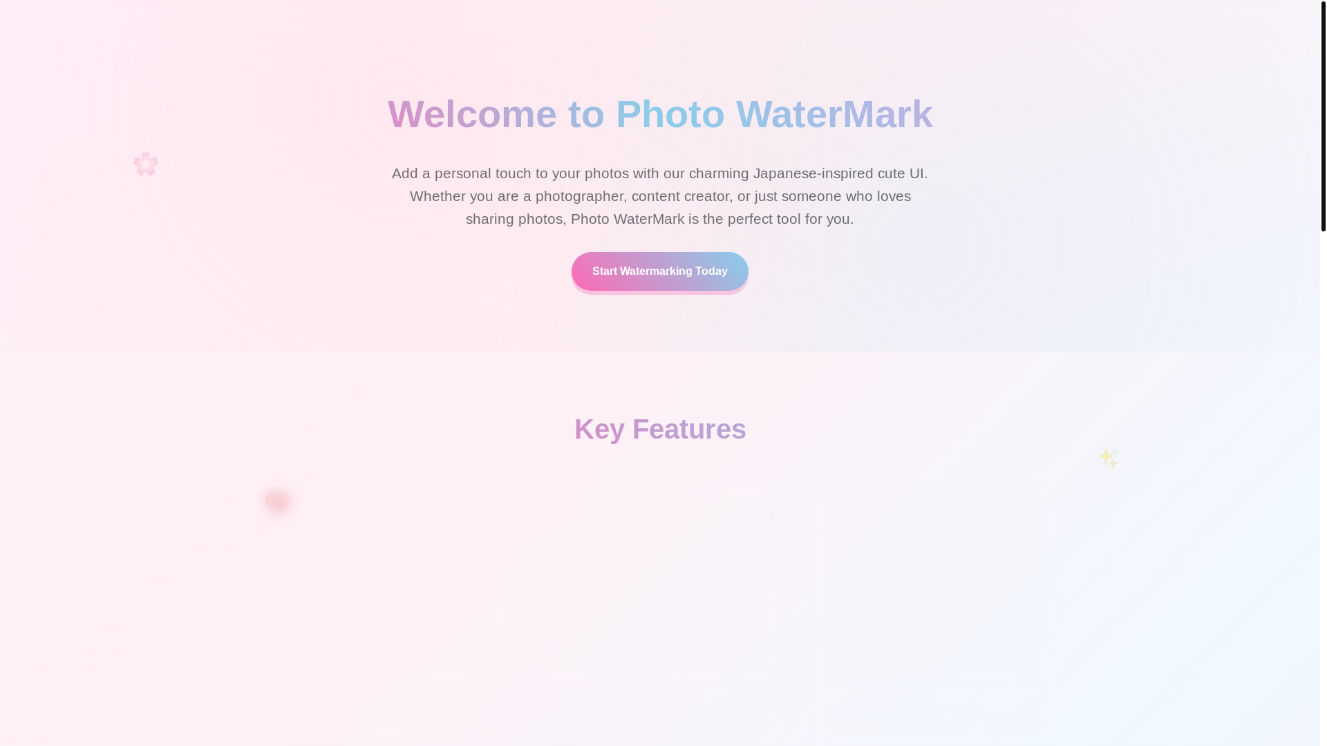 website screenshot of https://photowatermarkpro.xyz/