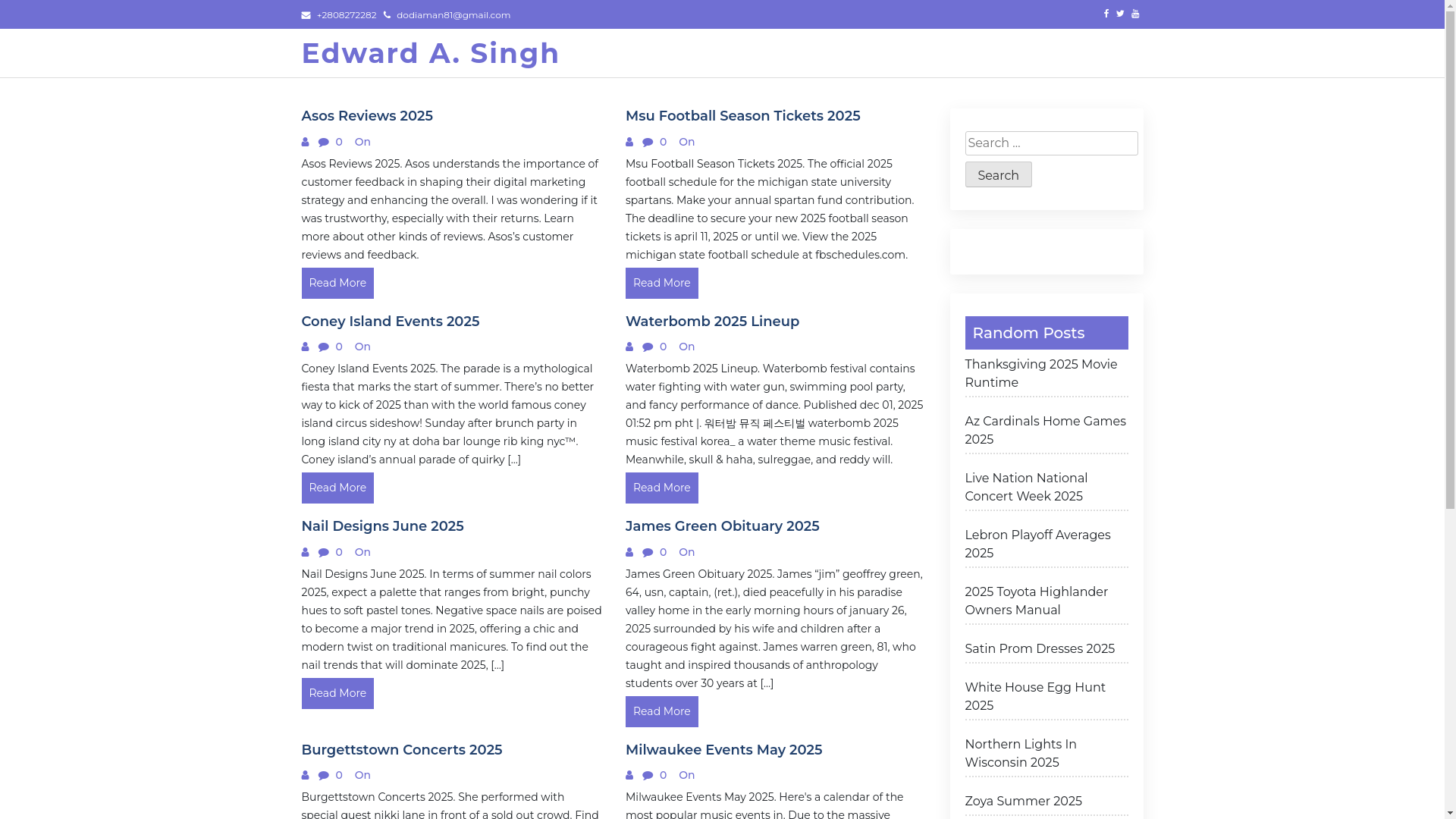 website screenshot of https://edwardasingh.pages.dev/