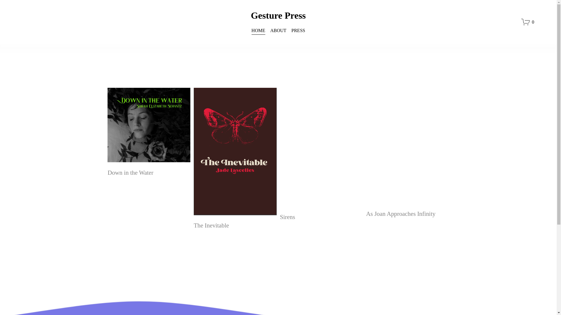 website screenshot of https://gesturebooks.org/