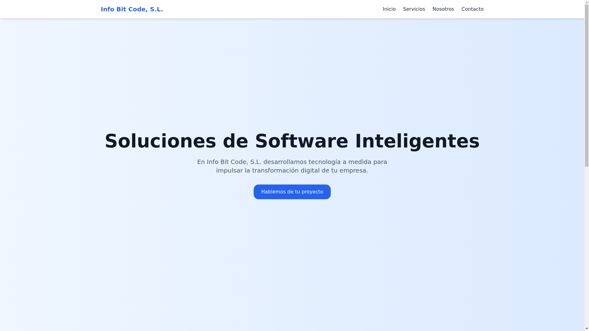 website screenshot of https://infobitcode.com/