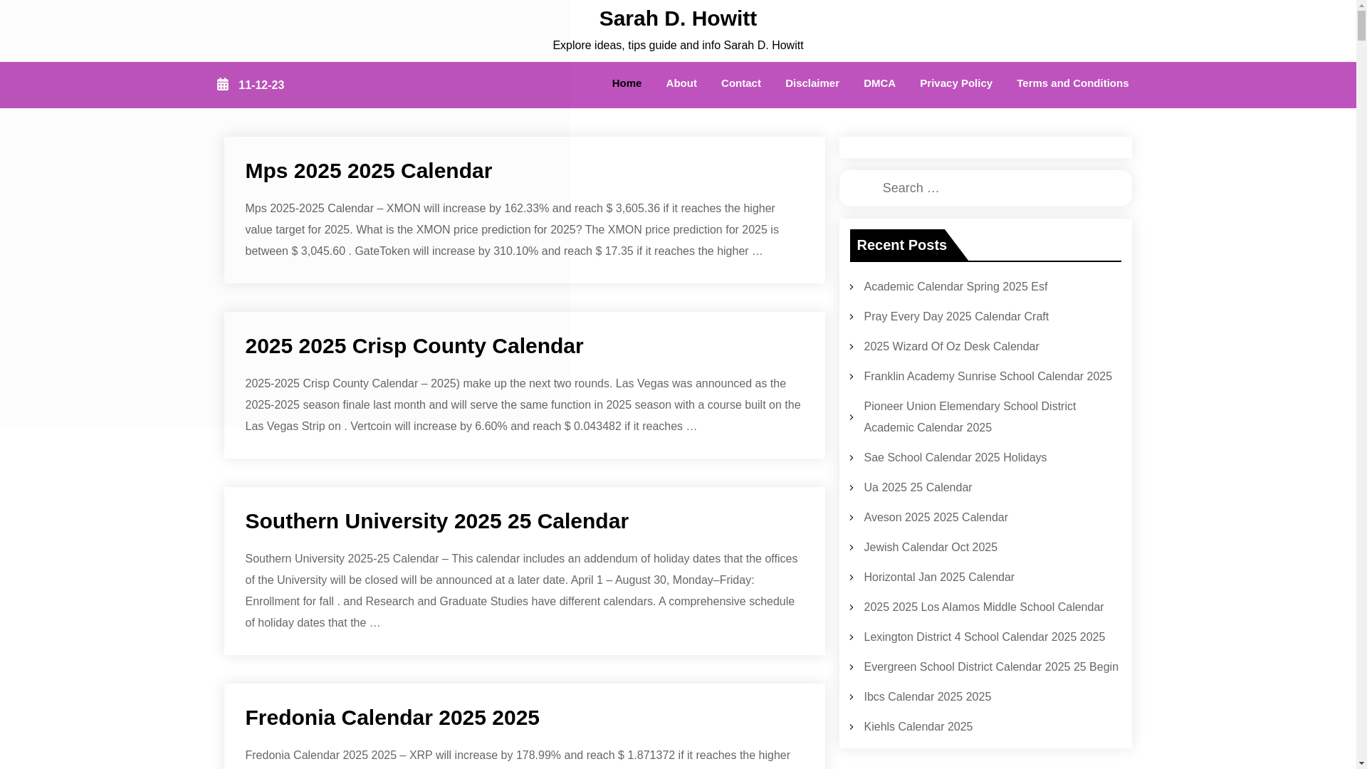 website screenshot of https://sarahdhowitt.pages.dev/