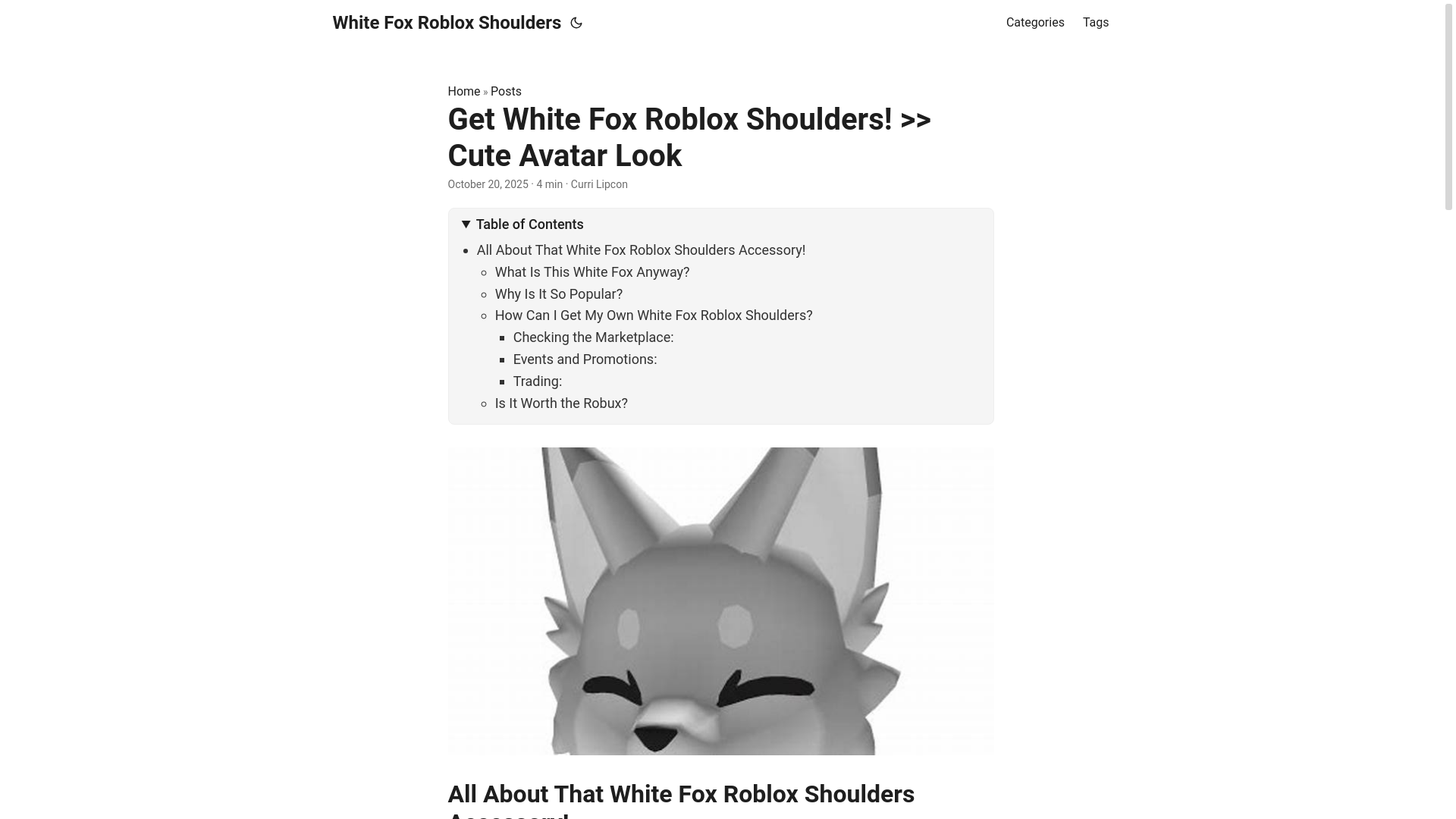 website screenshot of https://white-fox-roblox-shoulders.pages.dev/