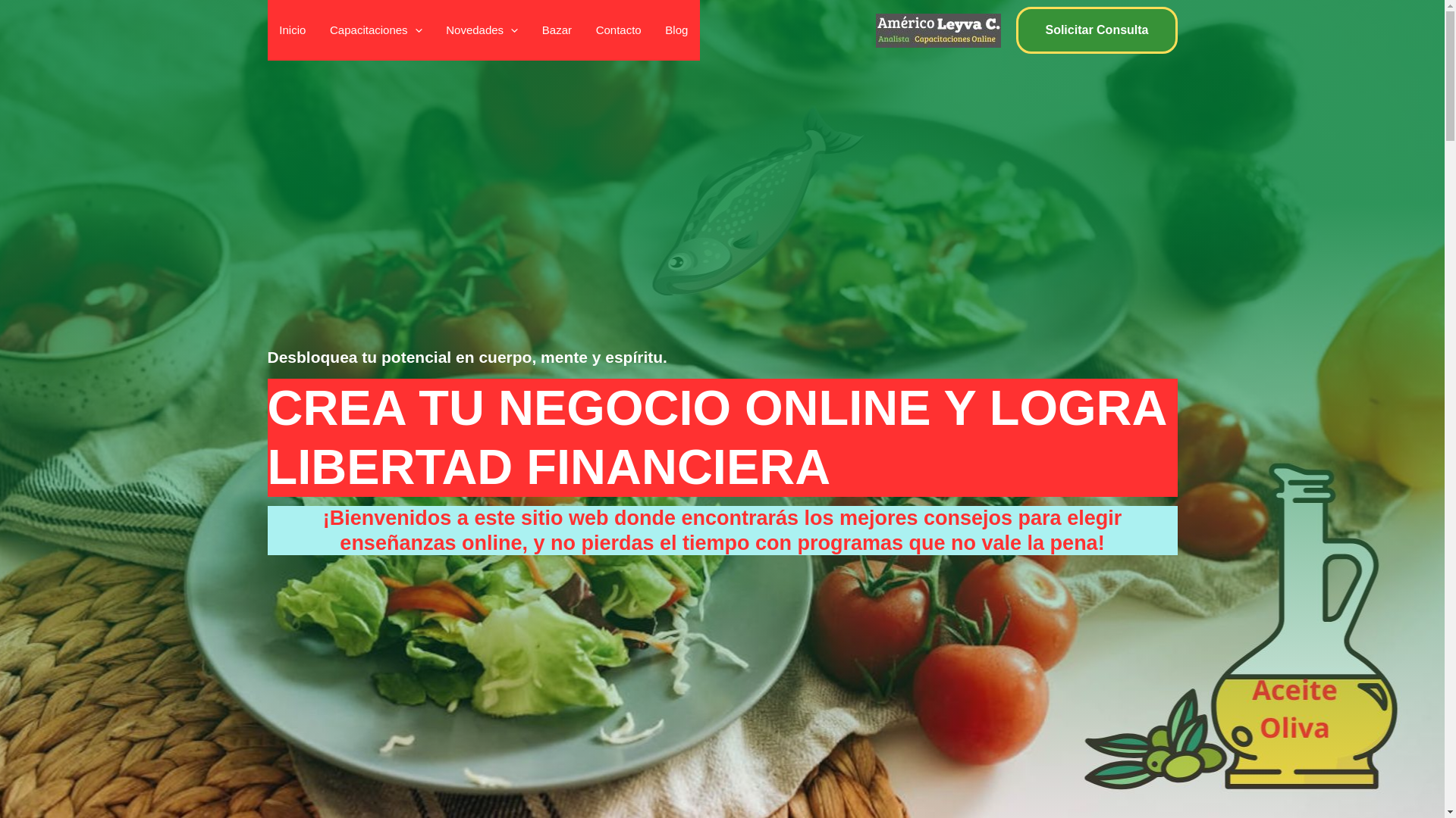 website screenshot of https://americoleyva.com/