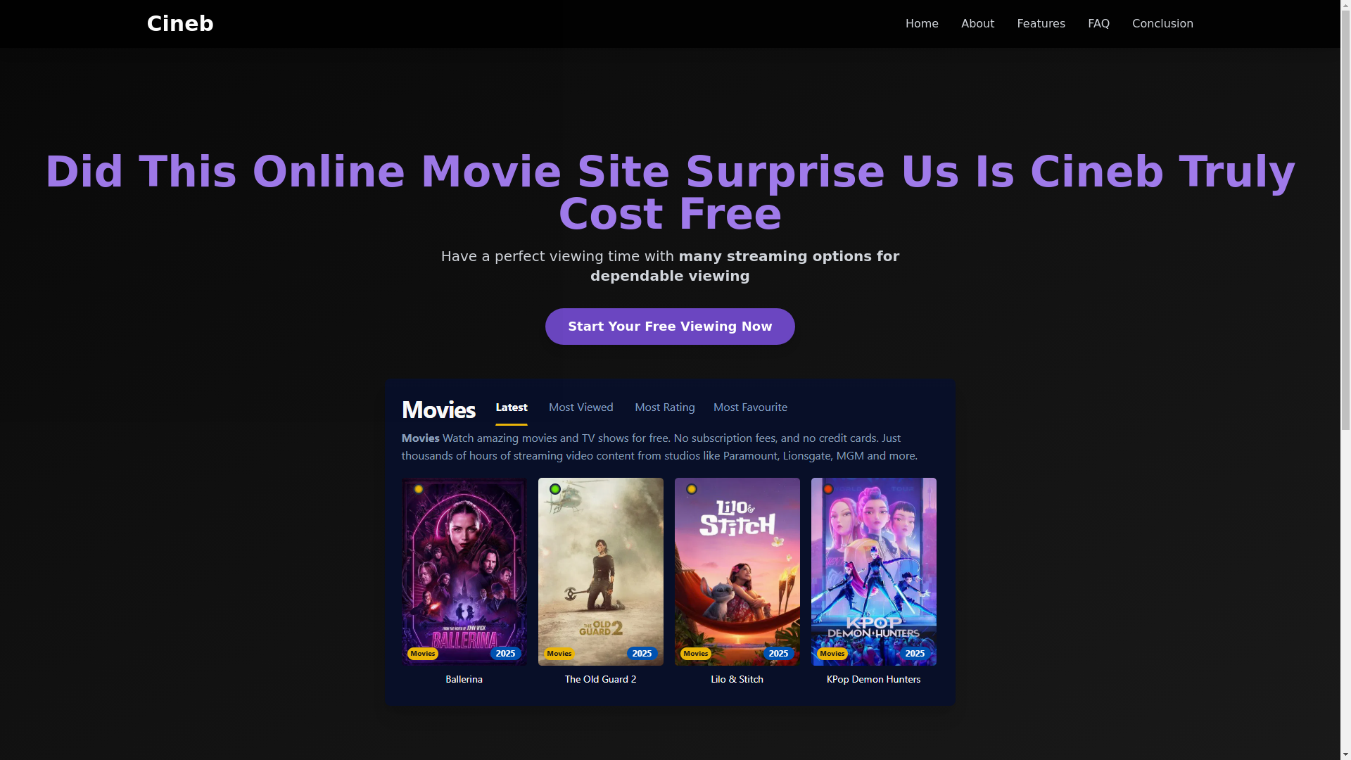 website screenshot of https://cineb-grks.pages.dev/