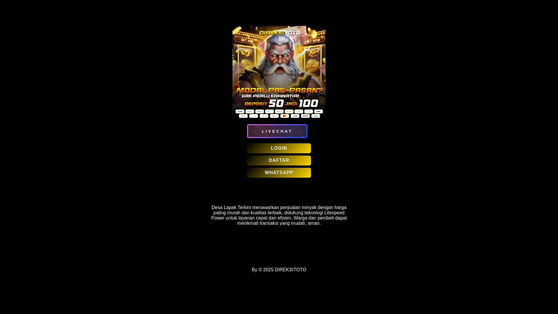 website screenshot of https://kendayakan-lapak.pages.dev/