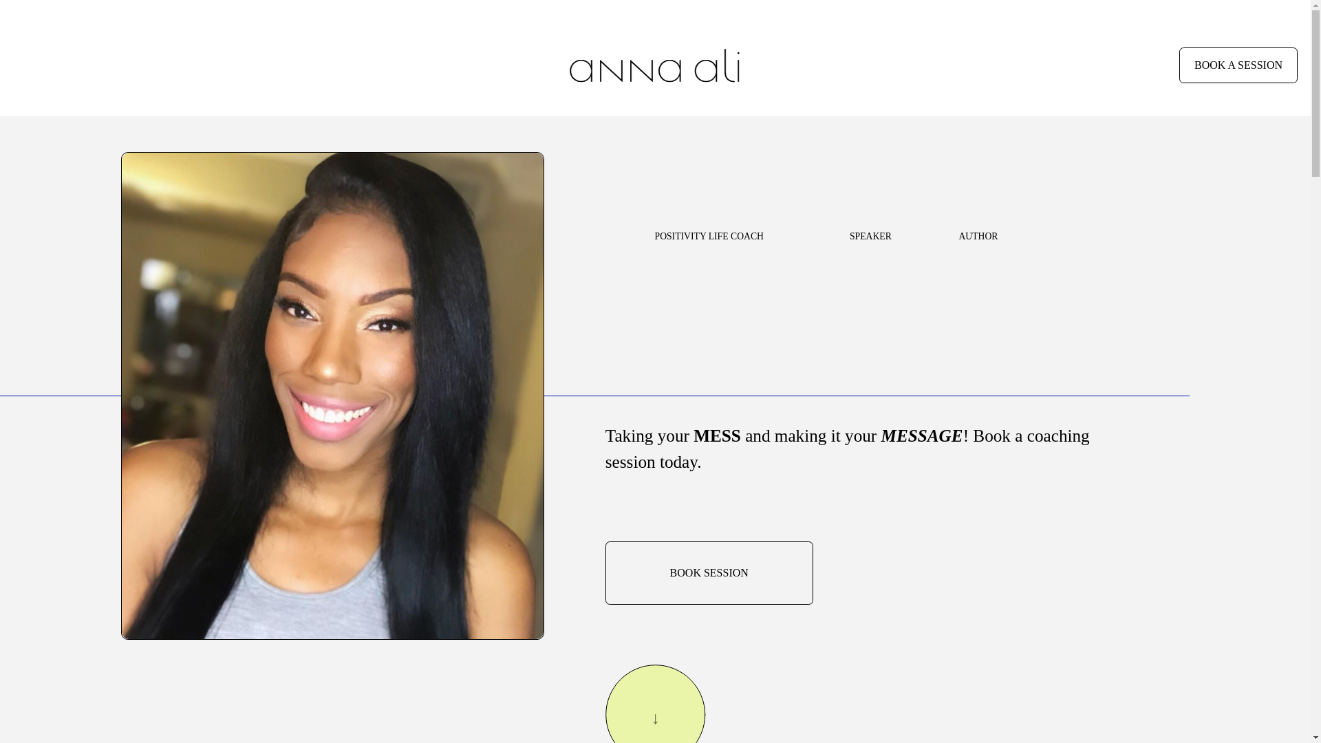 website screenshot of https://annaalispeaks.com/