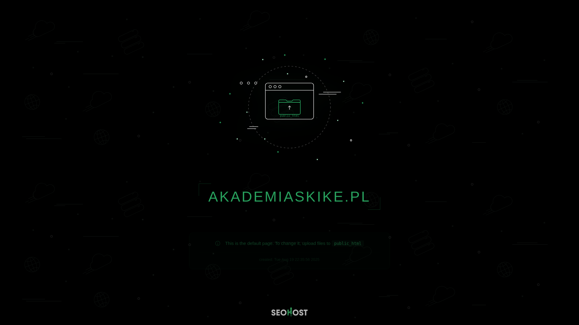 website screenshot of https://akademiaskike.pl/