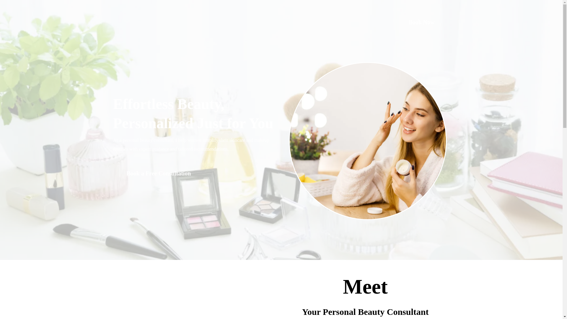 website screenshot of https://your-glow-with-grace.com/