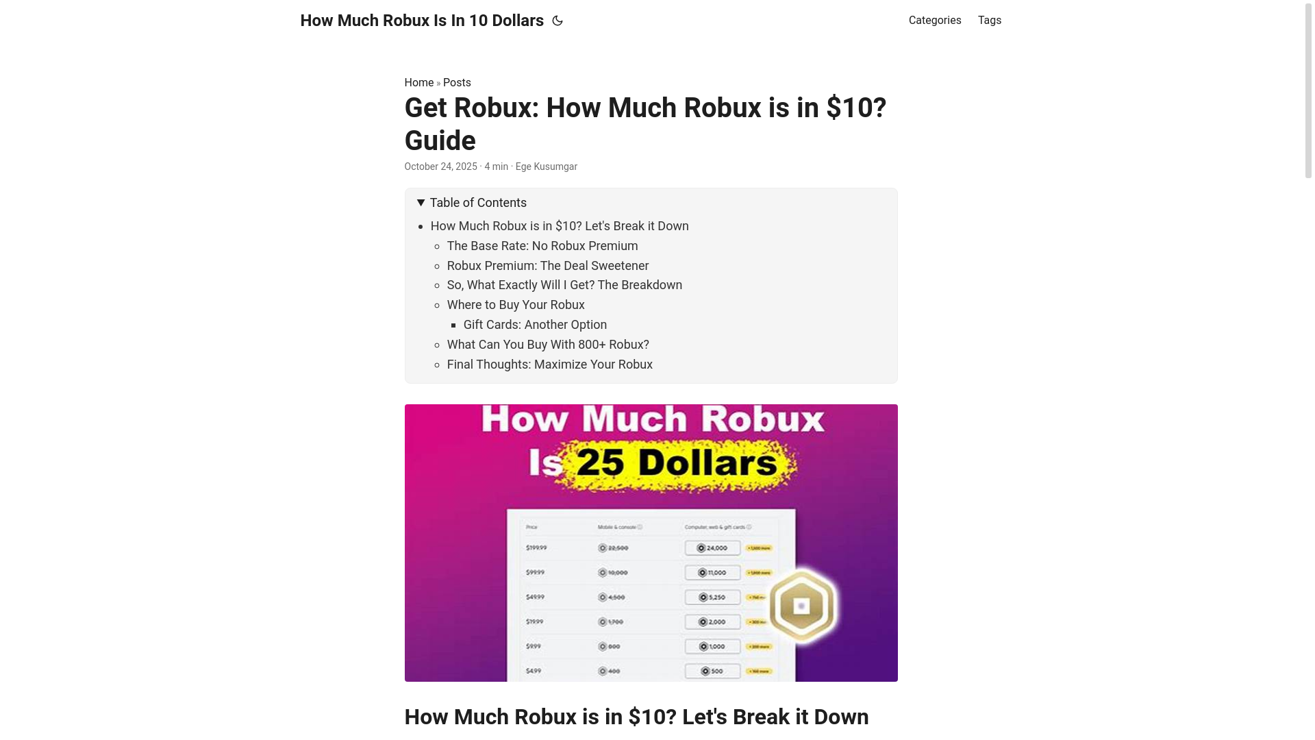 website screenshot of https://how-much-robux-is-in-10-dollars.pages.dev/