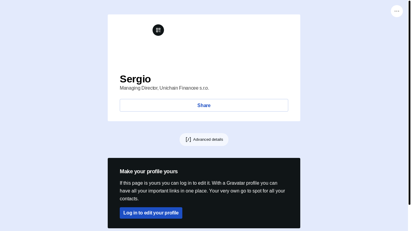 website screenshot of https://sergeykozlovskiy.link/