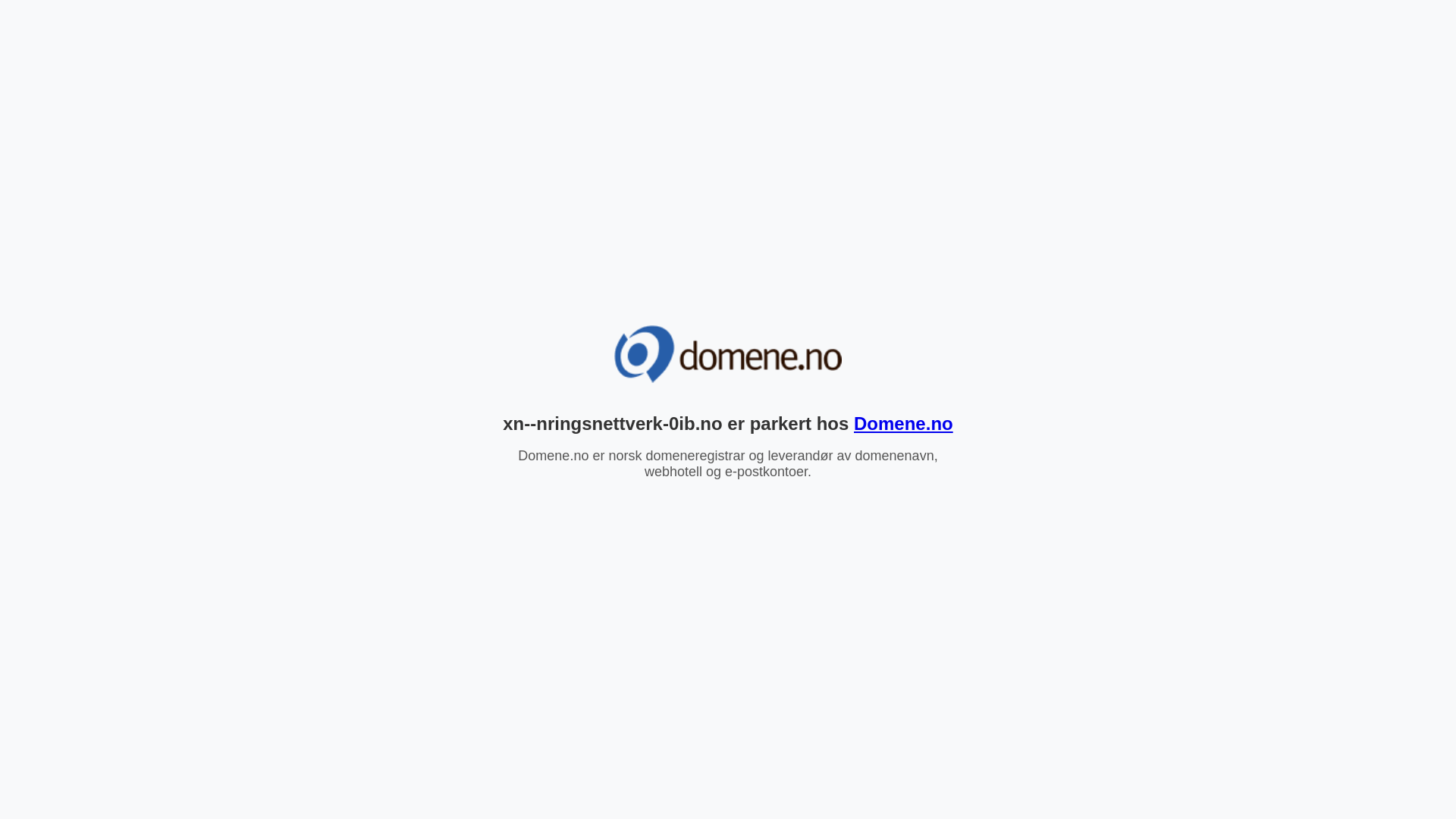 website screenshot of https://xn--nringsnettverk-0ib.no/