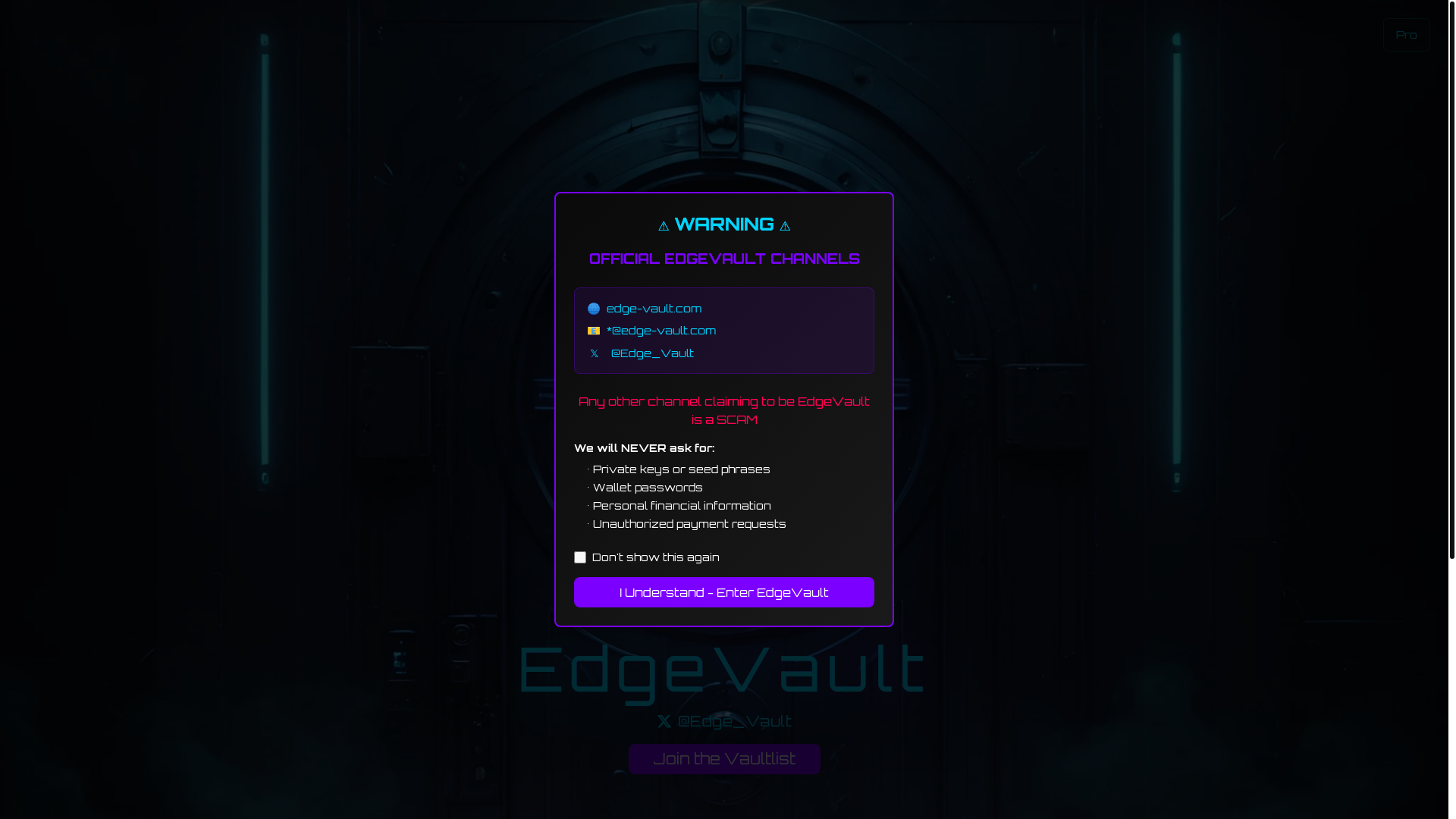 website screenshot of https://edgevault-trading.pages.dev/
