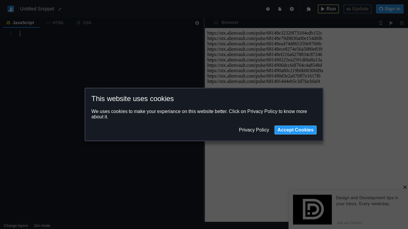website screenshot of https://jsitor.com/R6YXv9GTlq1