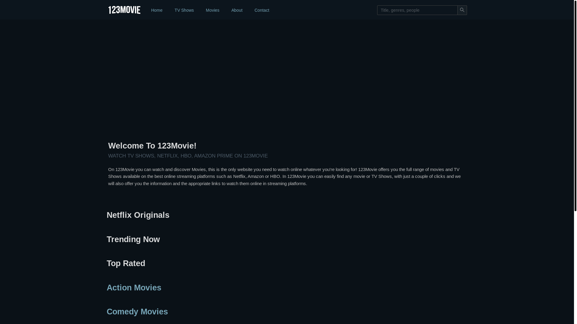 website screenshot of https://go1.123movie.watch/