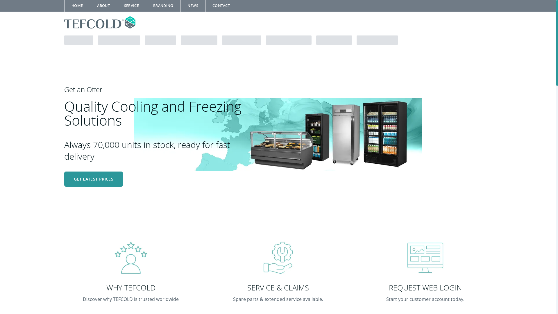 website screenshot of https://teamtefcold.com/