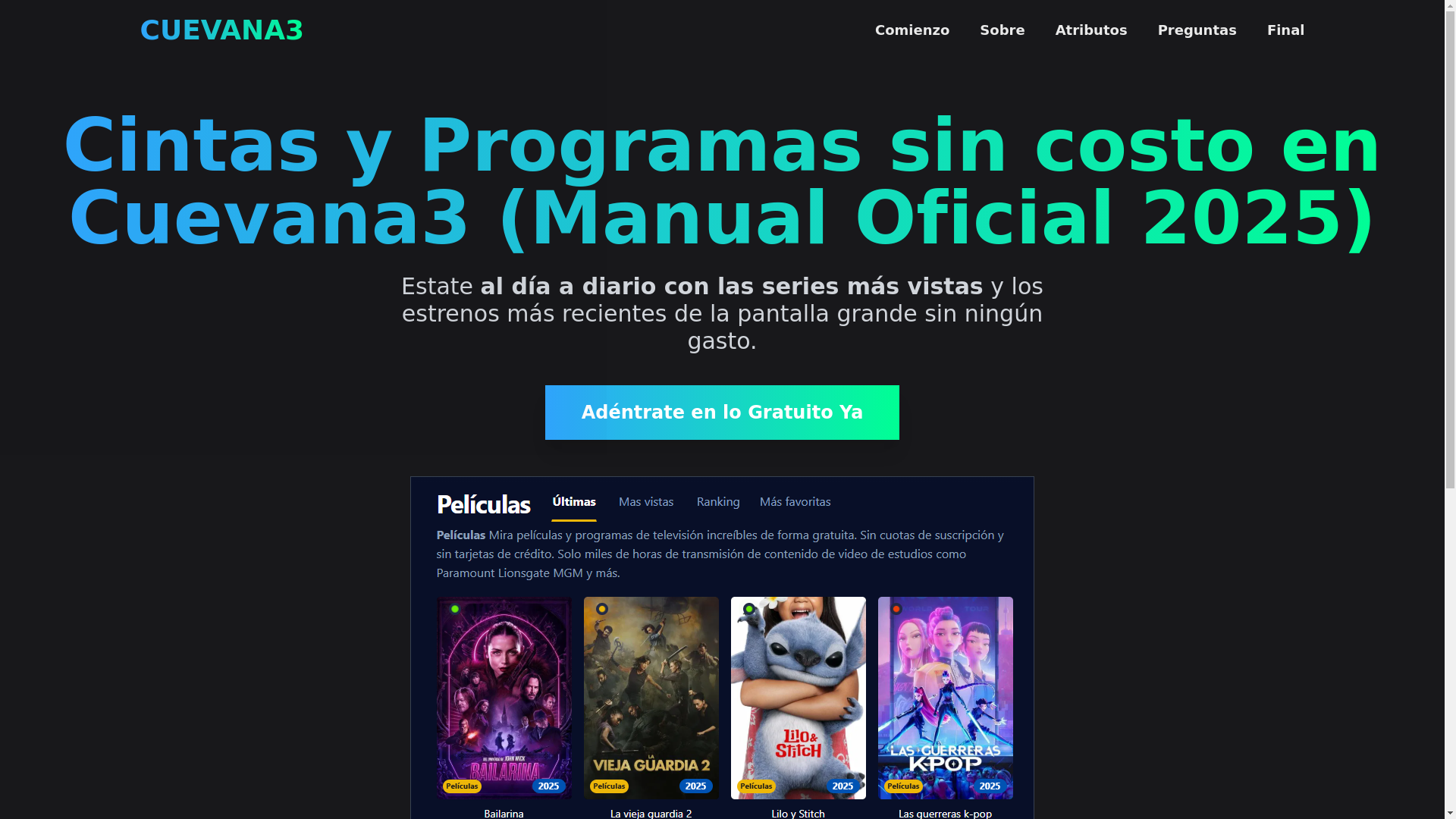 website screenshot of https://cuevana3-8e27.pages.dev/