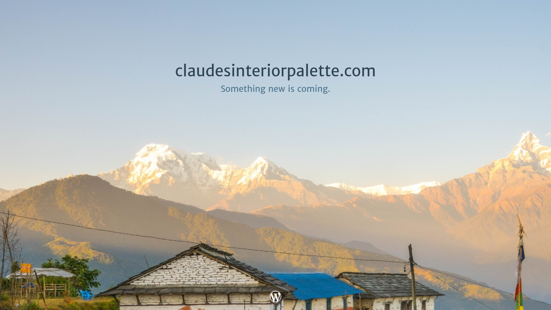 website screenshot of https://claudesinteriorpalette.com/